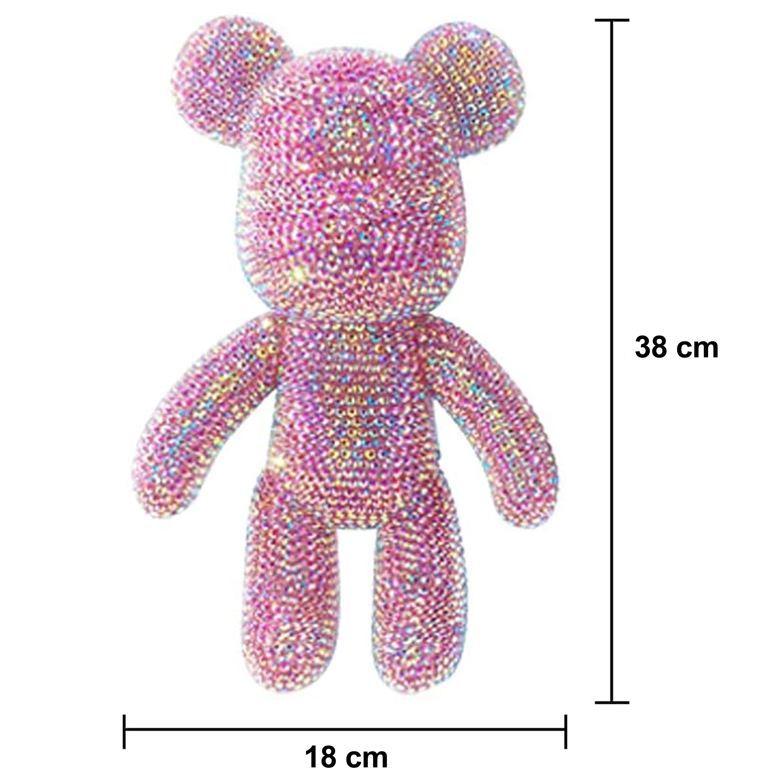 Diamond Painting Haft Diamentowy Zestaw 5D FIGURKA DUŻY MIŚ 38 cm - obrazek 10