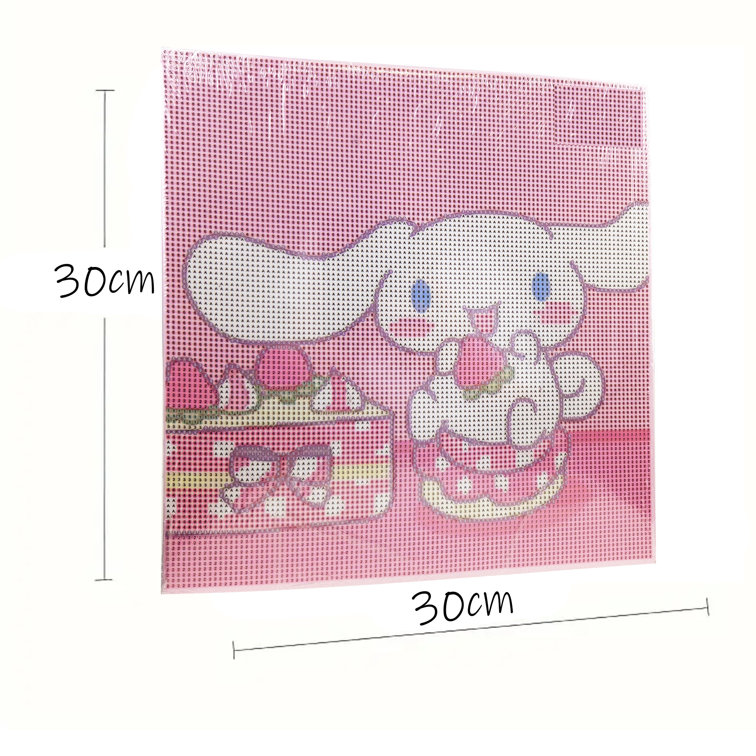 HAFT DIAMENTOWY 30x30 DIAMOND PAINTING MOZAIKA DIAMENTOWA OBRAZ ANIME - obrazek 8