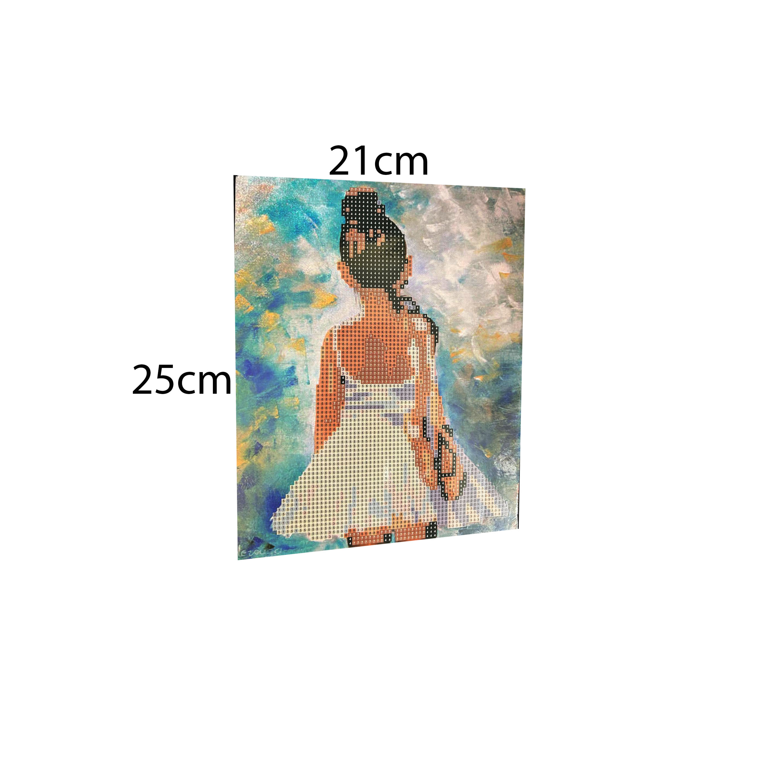 DIAMOND PAINTING HAFT DIAMENTOWY MOZAIKA ZESTAW SZTALUGA 21x25cm DLA DZIECI - obrazek 11