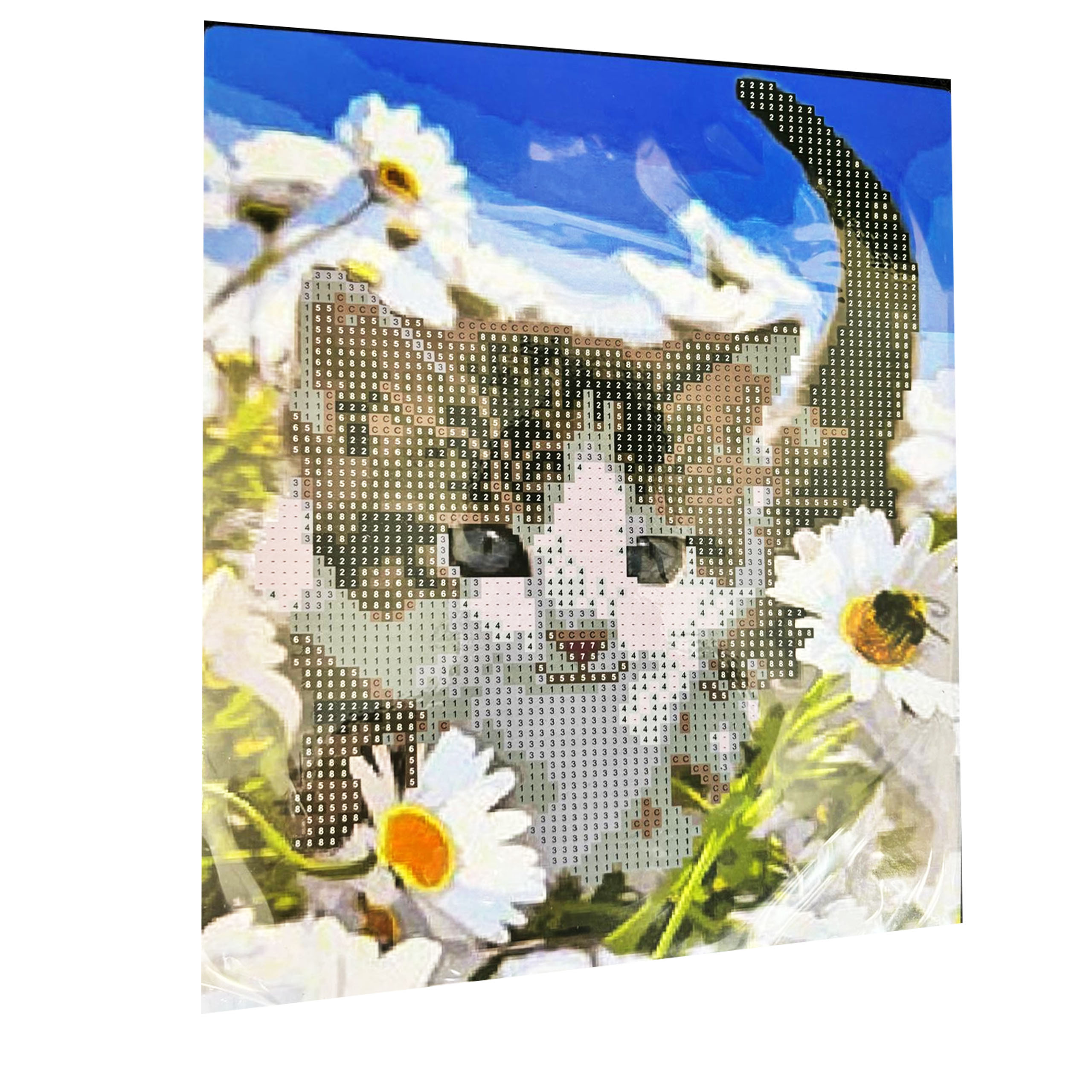 DIAMOND PAINTING HAFT DIAMENTOWY MOZAIKA ZESTAW SZTALUGA 21x25cm DLA DZIECI - obrazek 9