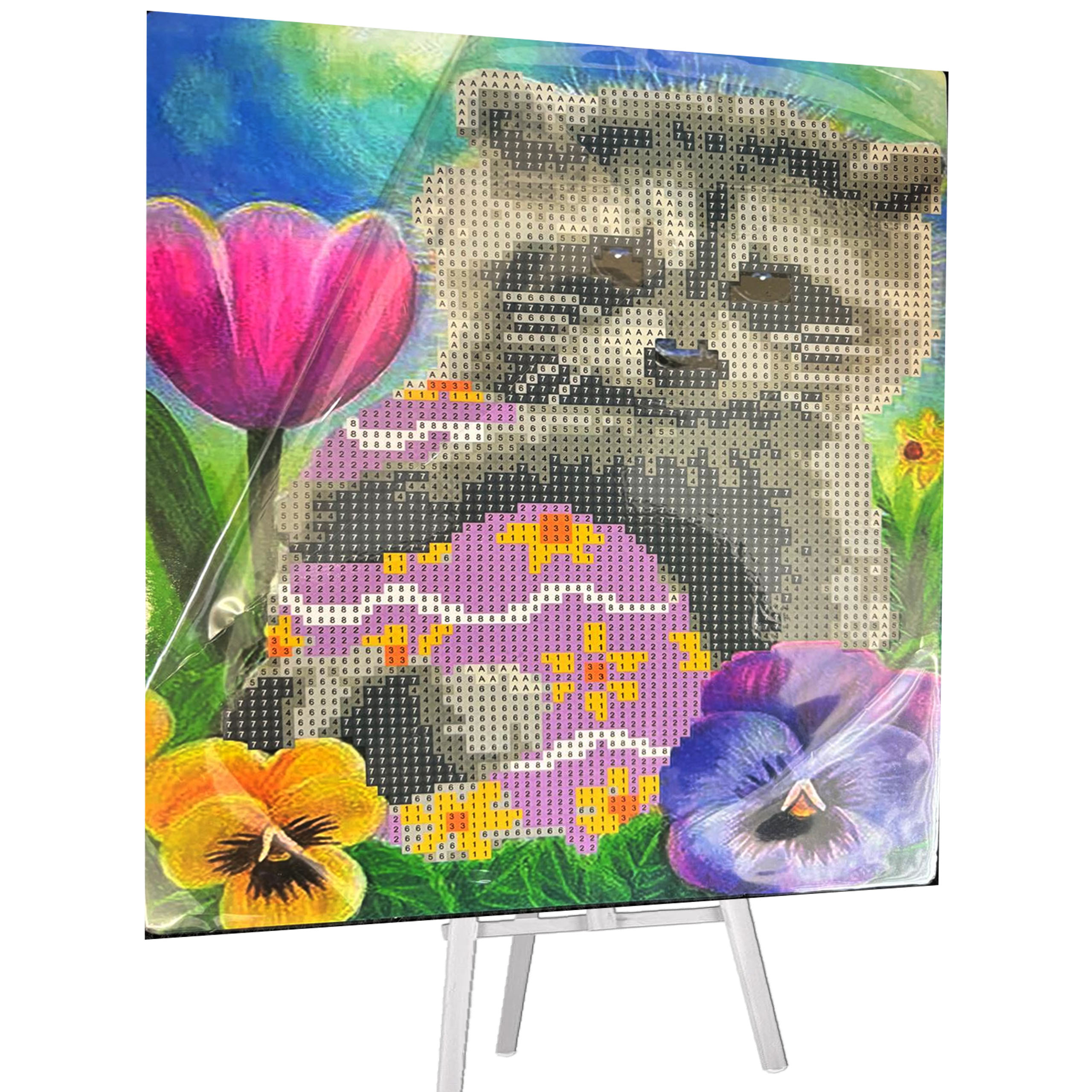 DIAMOND PAINTING HAFT DIAMENTOWY MOZAIKA ZESTAW SZTALUGA 21x25cm DLA DZIECI - obrazek 9