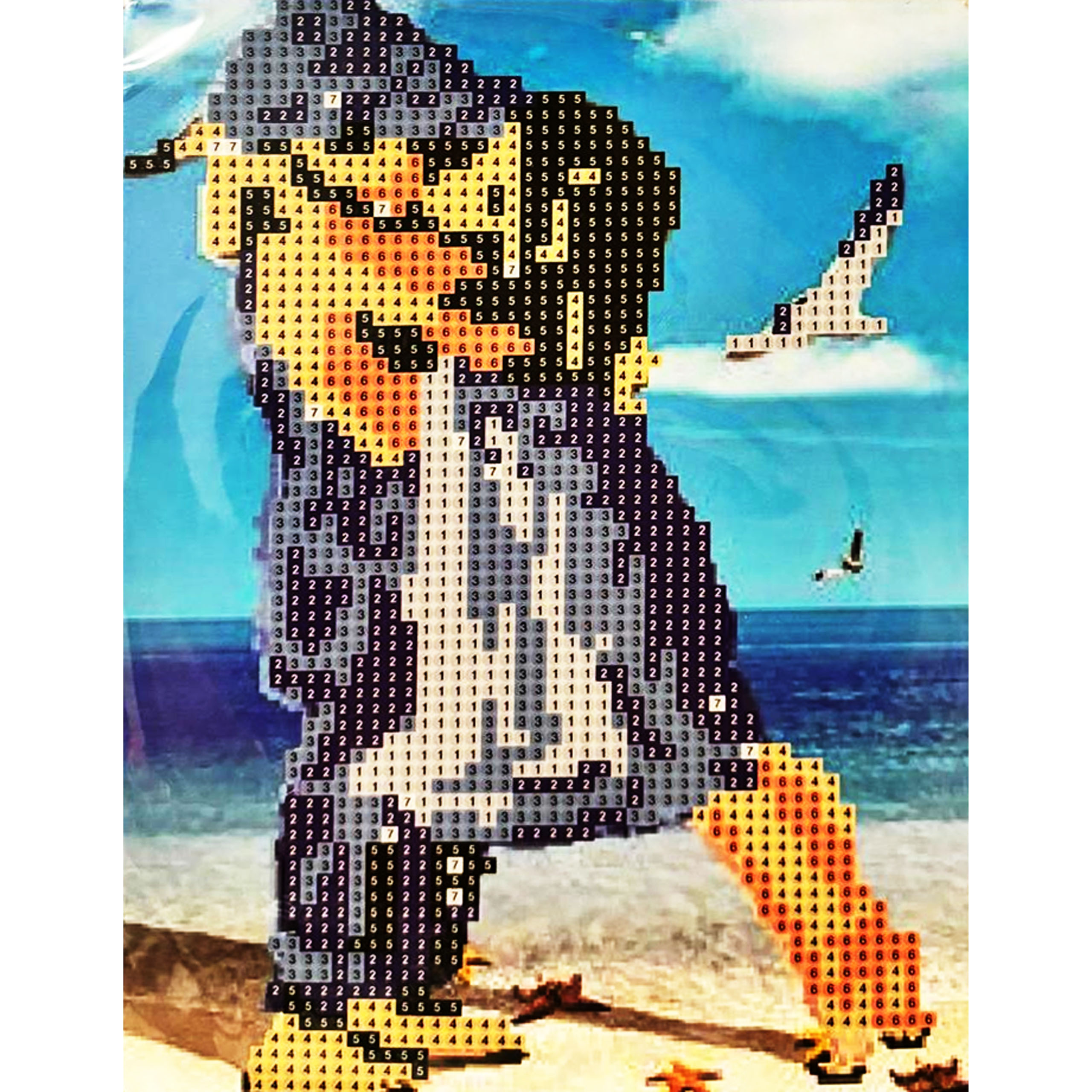 DIAMOND PAINTING HAFT DIAMENTOWY MOZAIKA ZESTAW SZTALUGA 15x20cm DLA DZIECI - obrazek 11