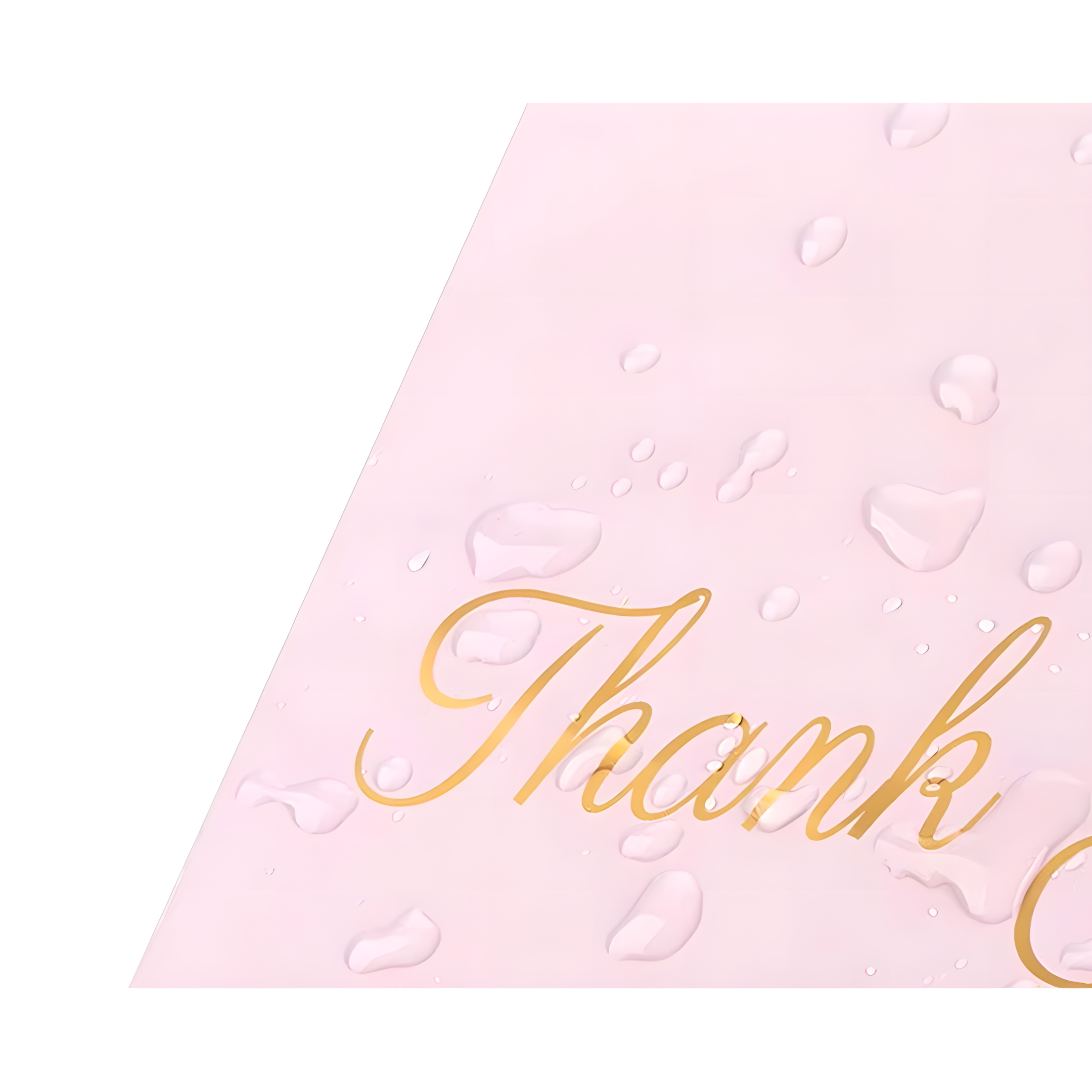 FOLIOPAKI KURIERSKIE Z RĄCZKĄ RÓŻOWE 310x420+70cm 50szt THANK YOU - obrazek 3