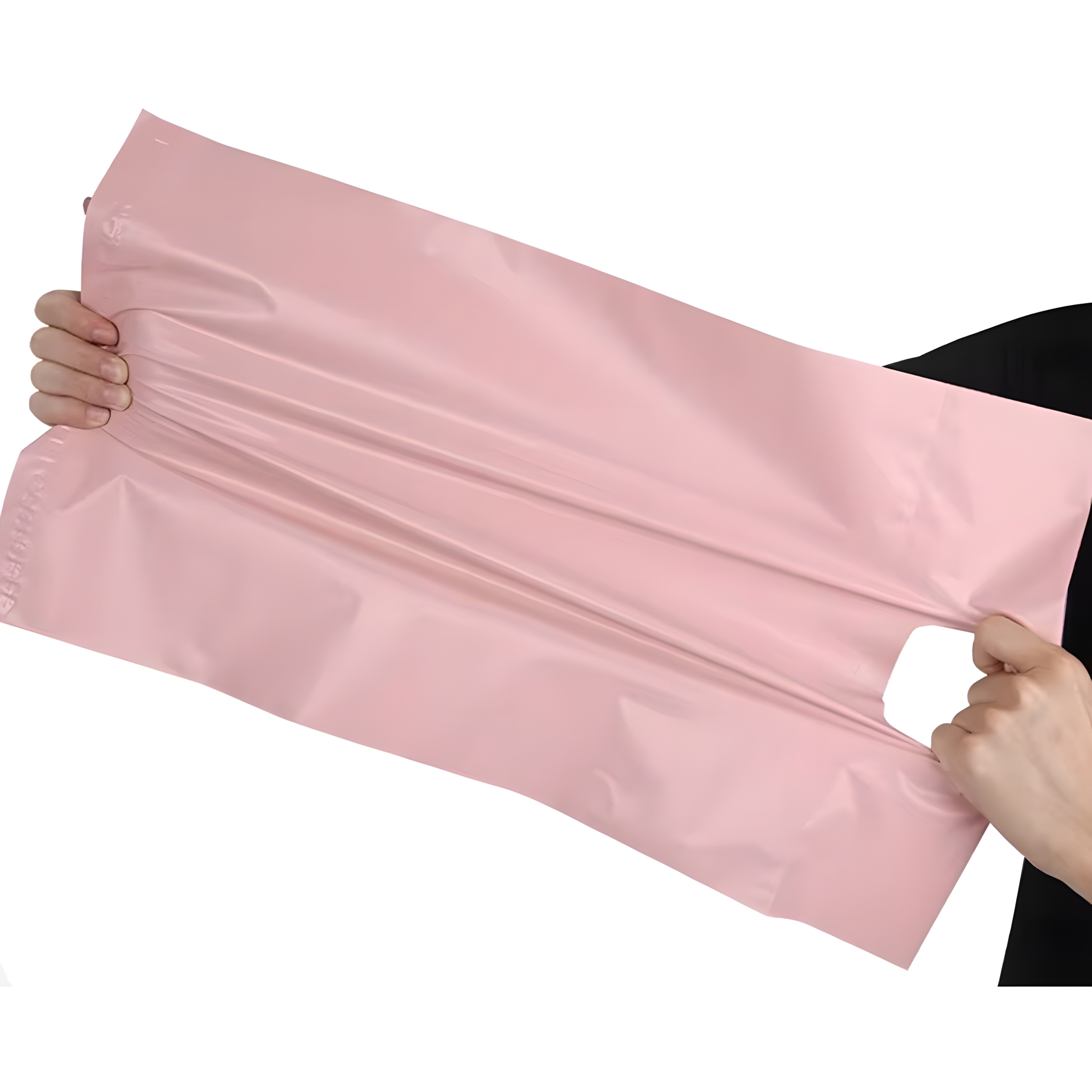 FOLIOPAKI KURIERSKIE Z RĄCZKĄ RÓŻOWE 310x420+70cm 50szt THANK YOU - obrazek 10