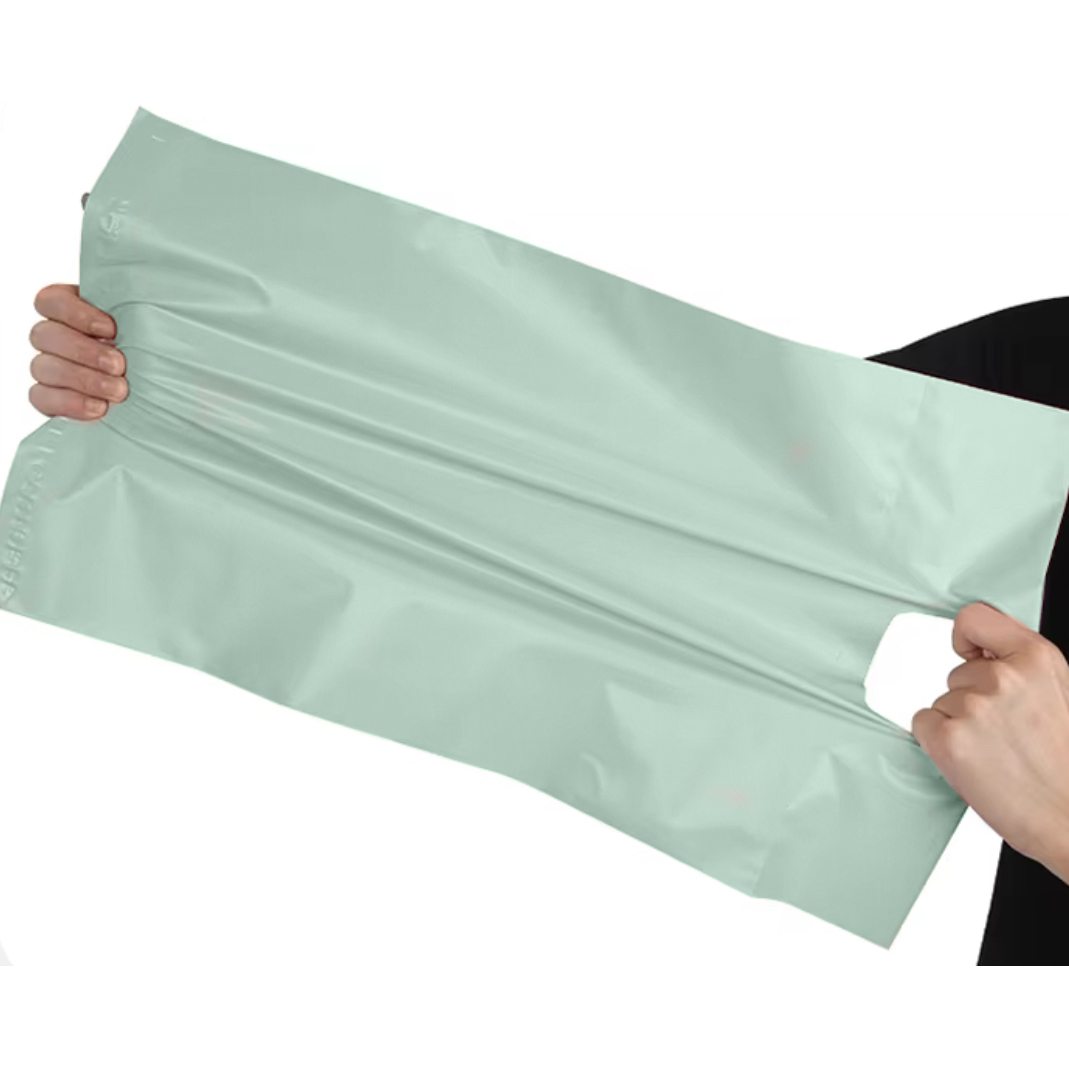 FOLIOPAKI KURIERSKIE MIĘTOWE Z RĄCZKĄ 500x600+70 50szt THANK YOU - obrazek 10