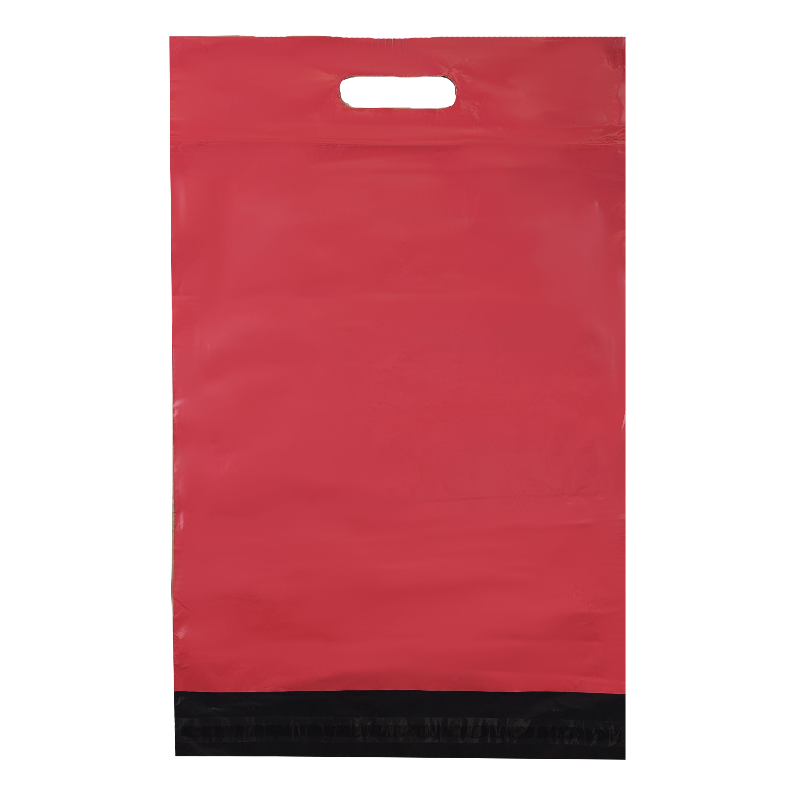 FOLIOPAKI KURIERSKIE CZERWONE Z RĄCZKĄ 500x600+70 50szt THANK YOU - obrazek 3