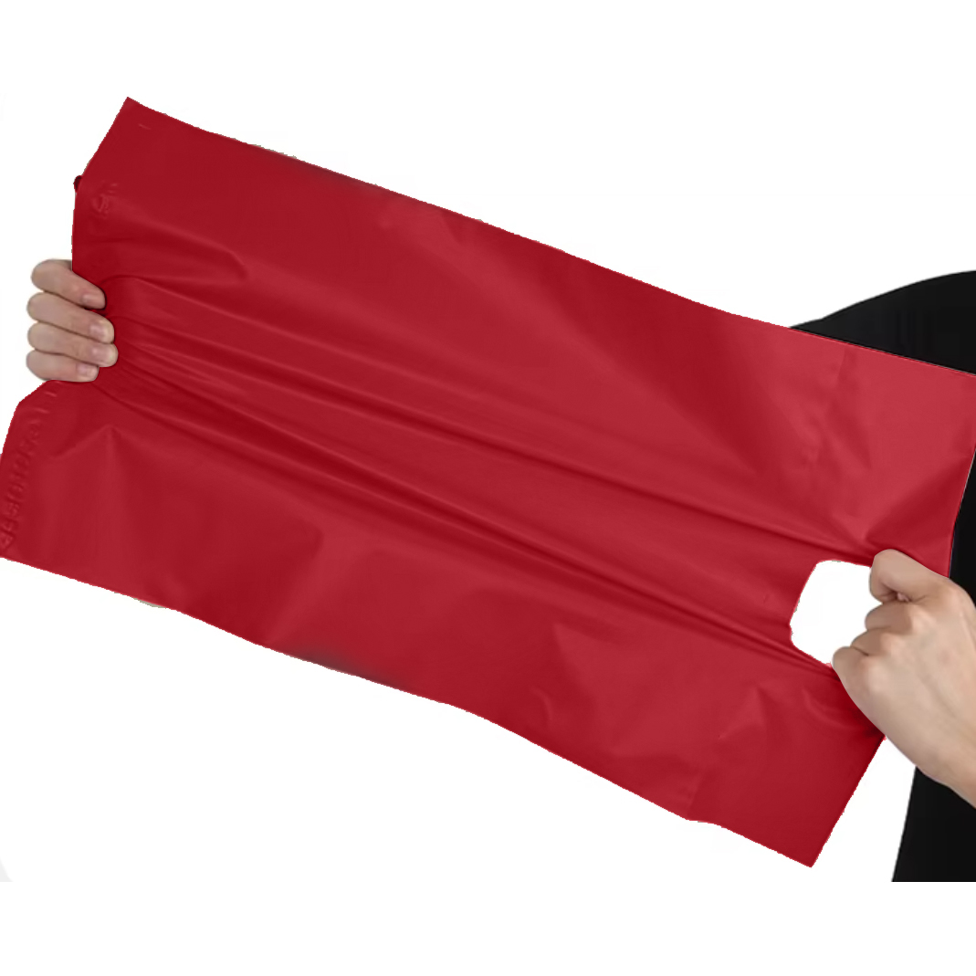 FOLIOPAKI KURIERSKIE CZERWONE Z RĄCZKĄ 500x600+70 50szt THANK YOU - obrazek 8