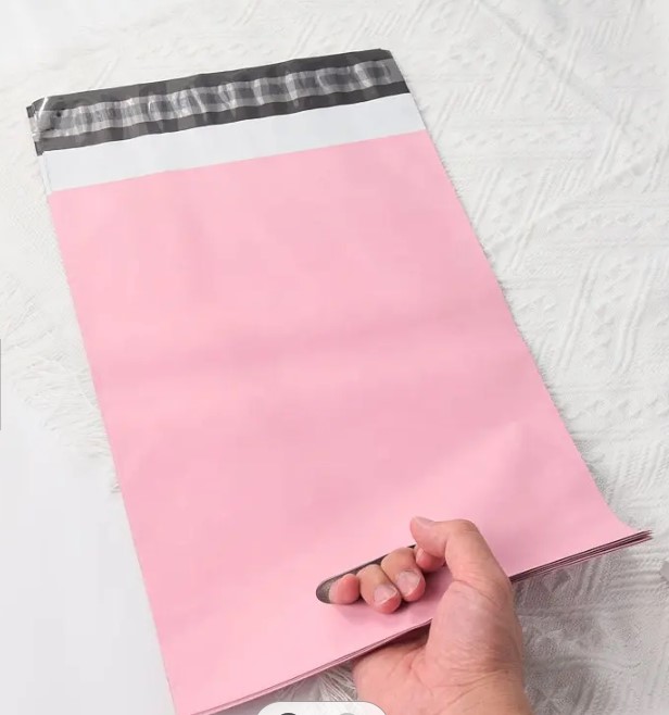 FOLIOPAKI KURIERSKIE RÓŻOWE Z RĄCZKĄ 500x600+70 50 szt - obrazek 9