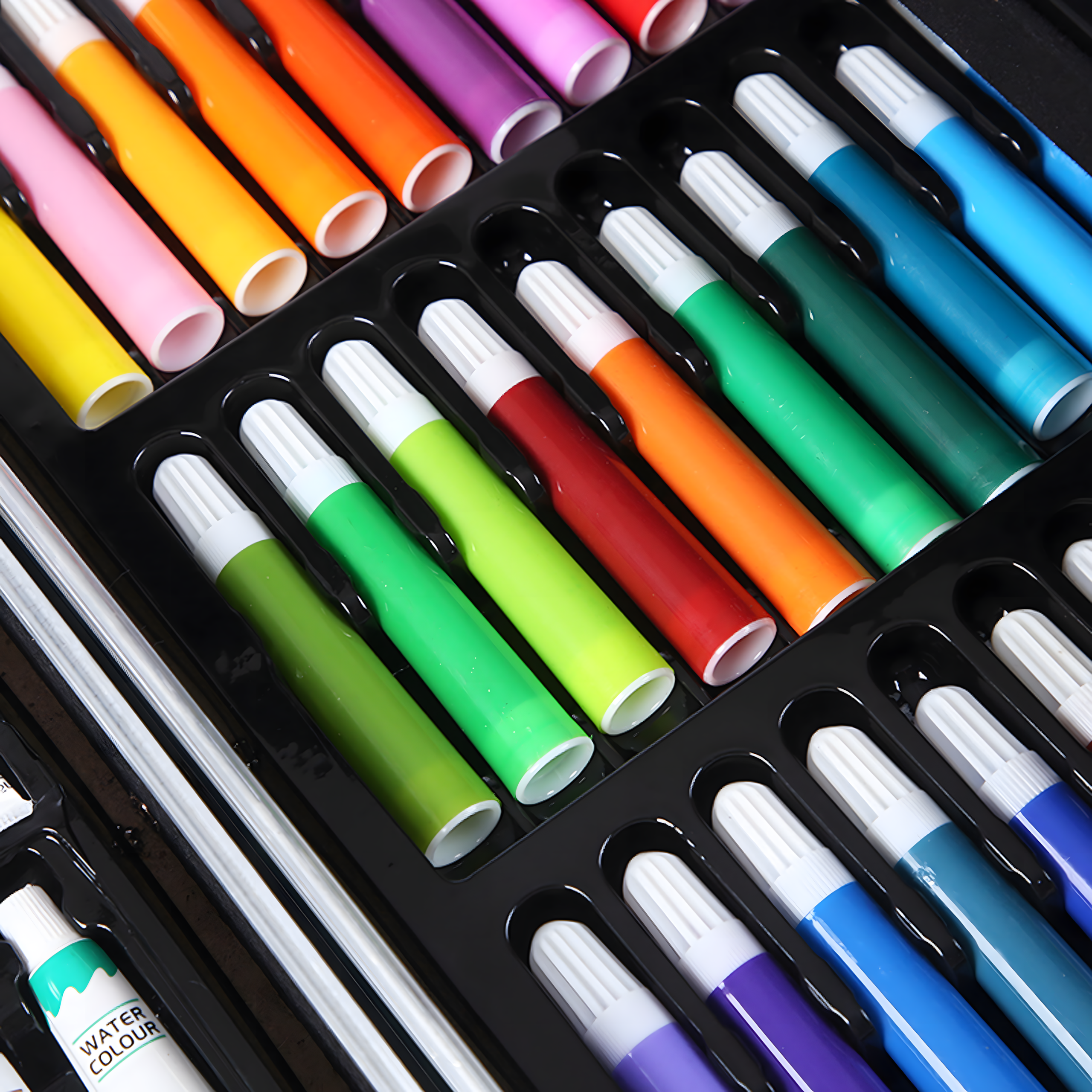 Zestaw do Malowania dla Dzieci Artystyczny Plastyczny Kredki 145 el Walizka - obrazek 6