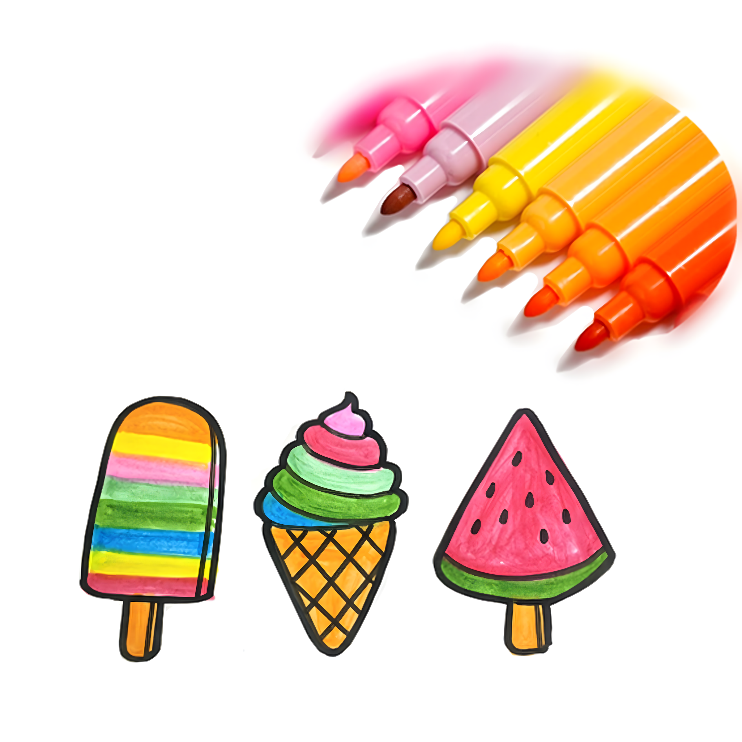 Zestaw do Malowania dla Dzieci Artystyczny Plastyczny Kredki 145 el Walizka - obrazek 8