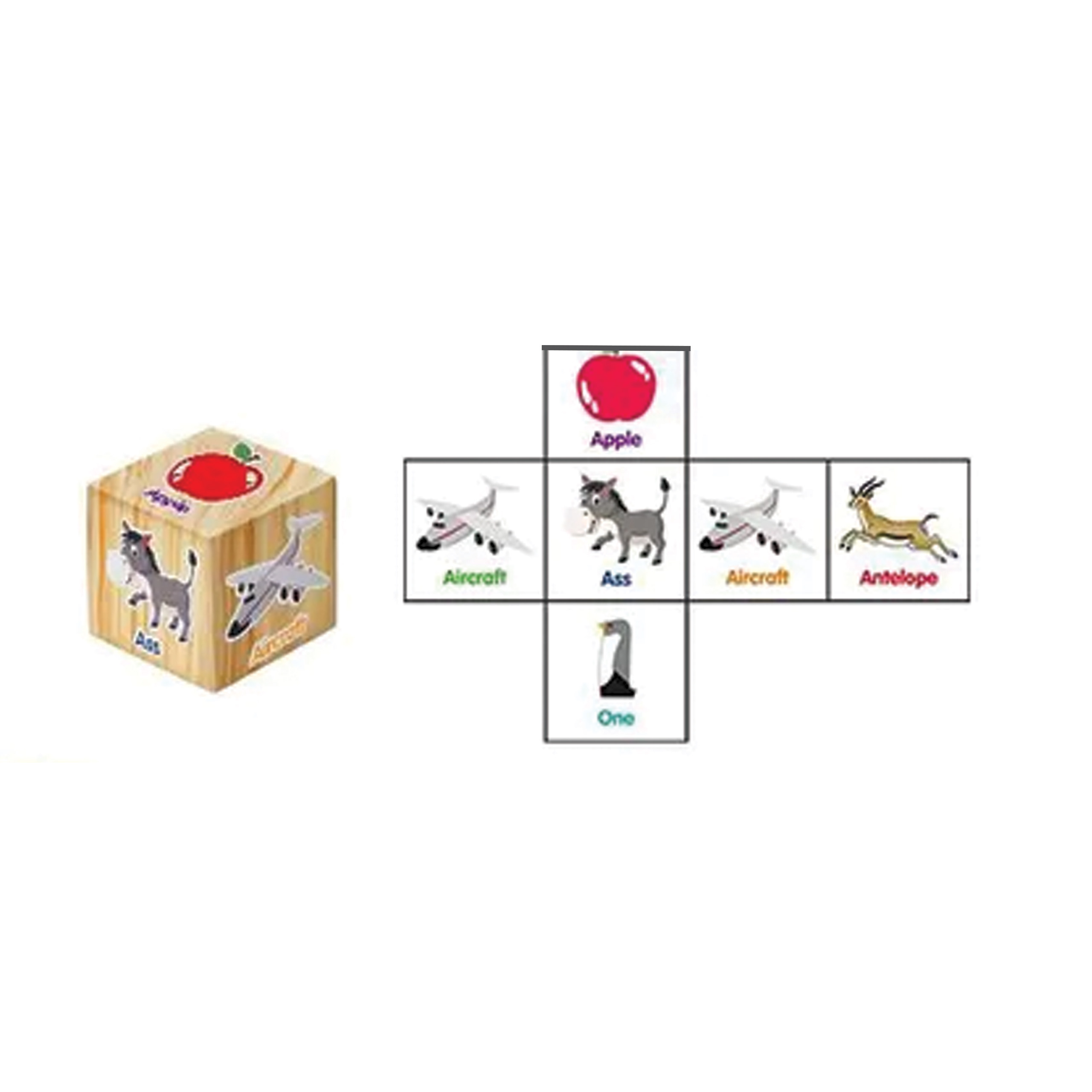 KLOCKI EDUKACYJNE PIANKOWE NAUKA ANGIELSKIEGO DLA DZIECI 20 ELE. - obrazek 4