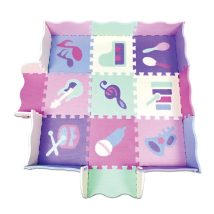 MATA PIANKOWA EDUKACYJNA GRUBA KOJEC DLA DZIECI PUZZLE 25 ELEMENTÓW 3W1