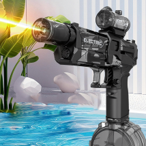 Pistolet Karabin Elektryczny Automatyczny Na Wodę Świecący Akumulator 10m