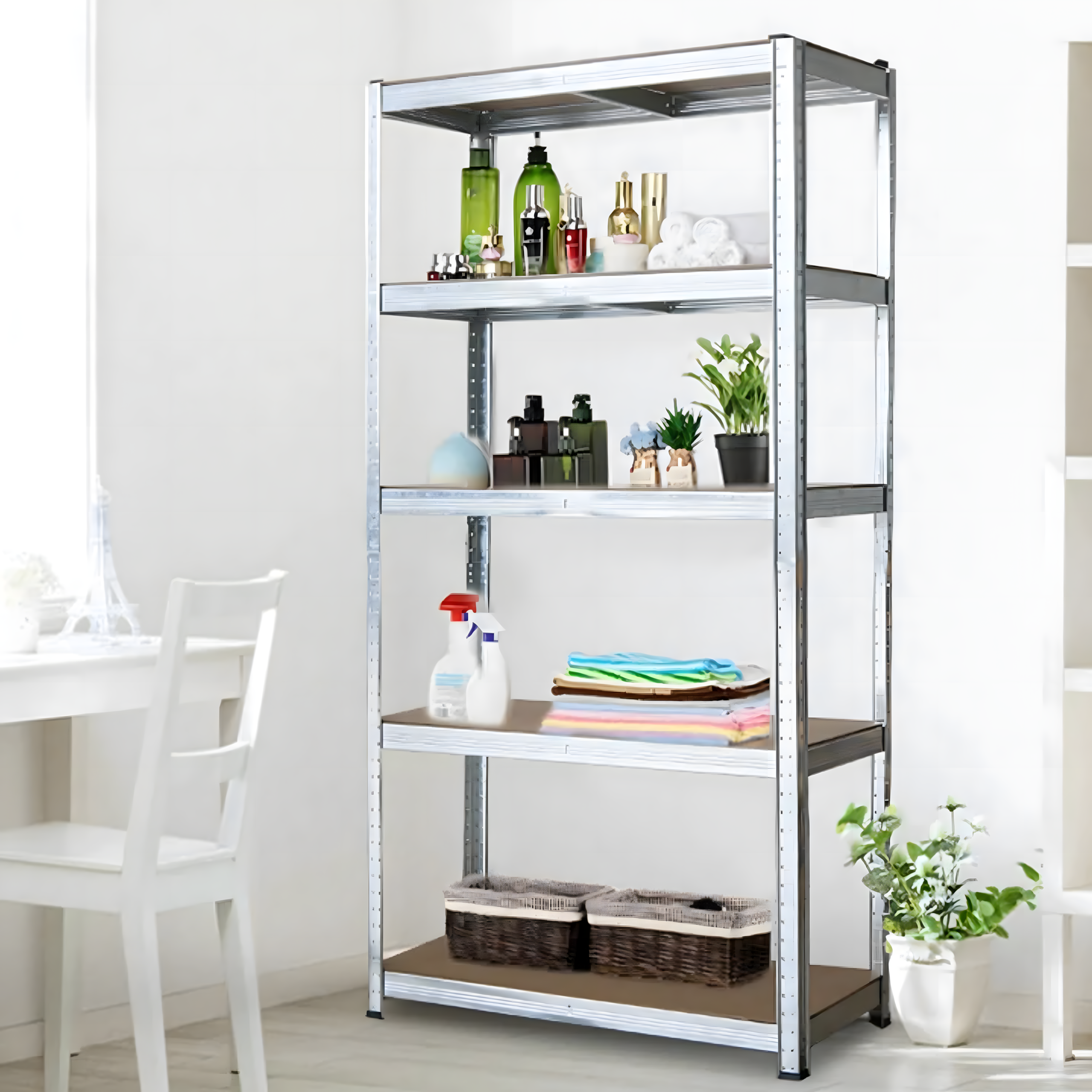 100 x Regał Magazynowy Metalowy 180x90x40 Garażowy Garaż Piwnica Magazyn 875 kg - obrazek 11