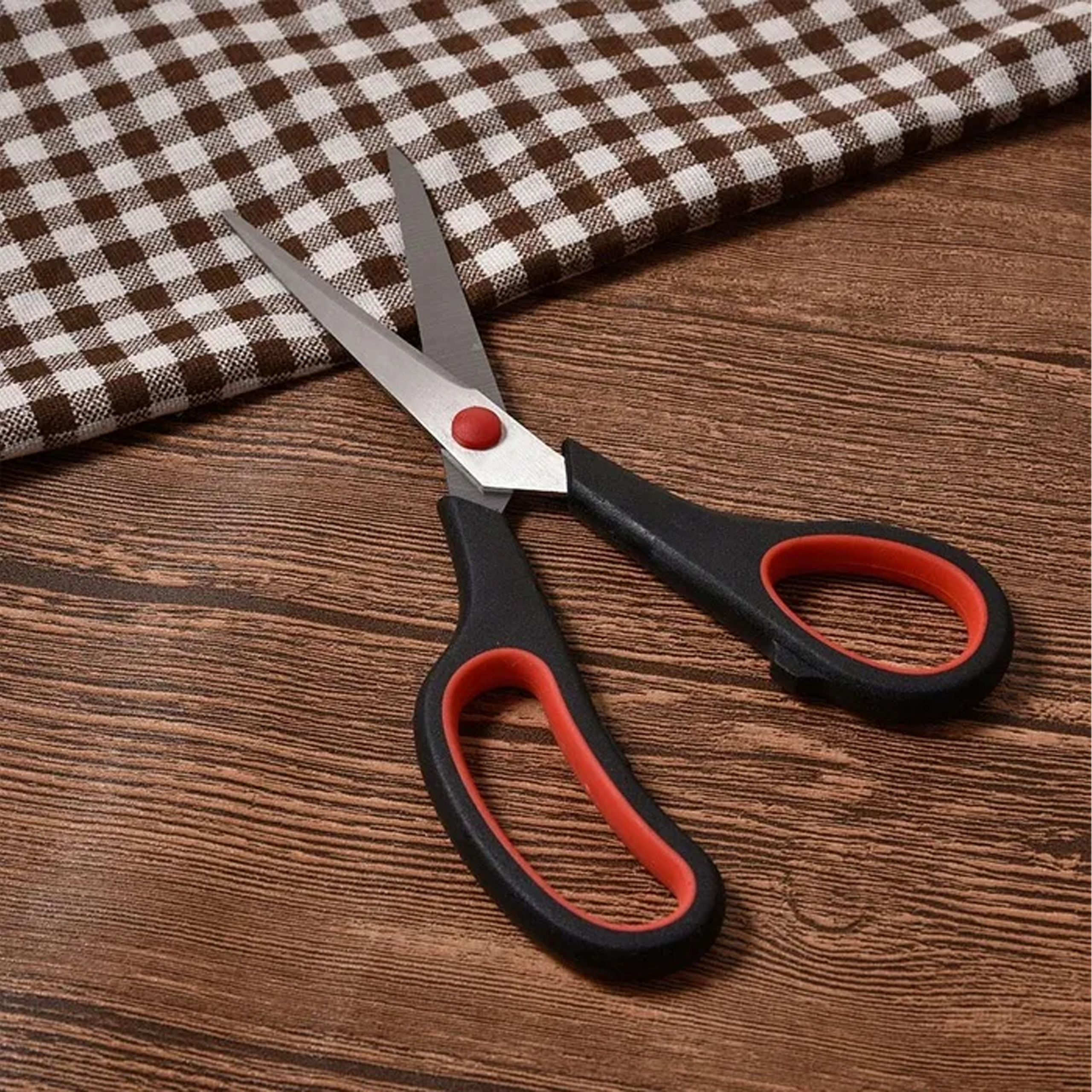 NOŻYCZKI BIUROWE SZKOLNE ZESTAW NOŻYCZEK 3 SZTUKI UNIWERSALNE DO SZKOŁY - obrazek 9