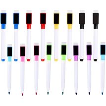 Markery Pisaki Mazaki Suchościeralne Zmywalne do Tablic 12 szt Mix Kolorów