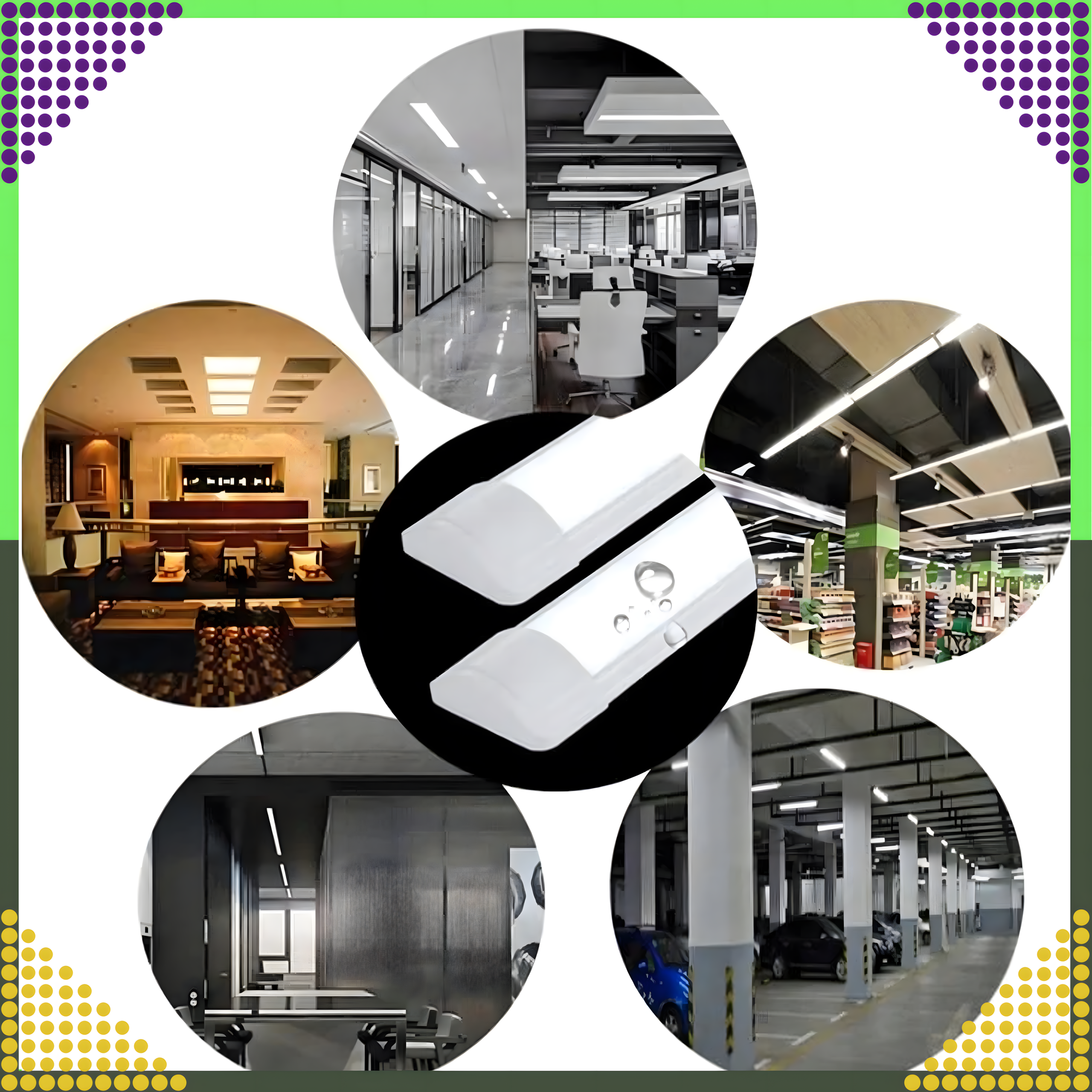 30x Lampa Led Panel Sufitowa Plafon Natynkowa Oprawa Świetłówka 120cm 36W Mocna - obrazek 9