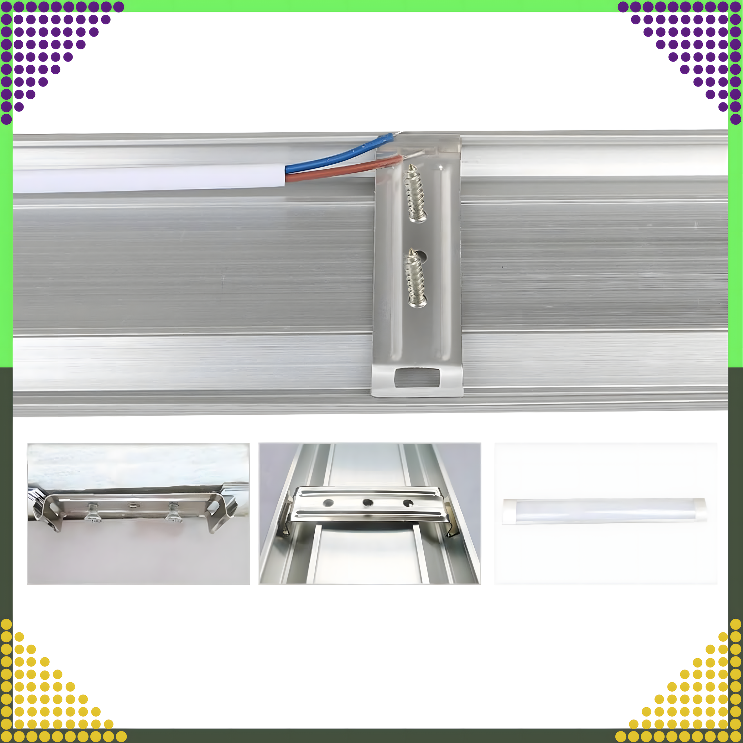 30x Lampa Led Panel Sufitowa Plafon Natynkowa Oprawa Świetłówka 120cm 36W Mocna - obrazek 11