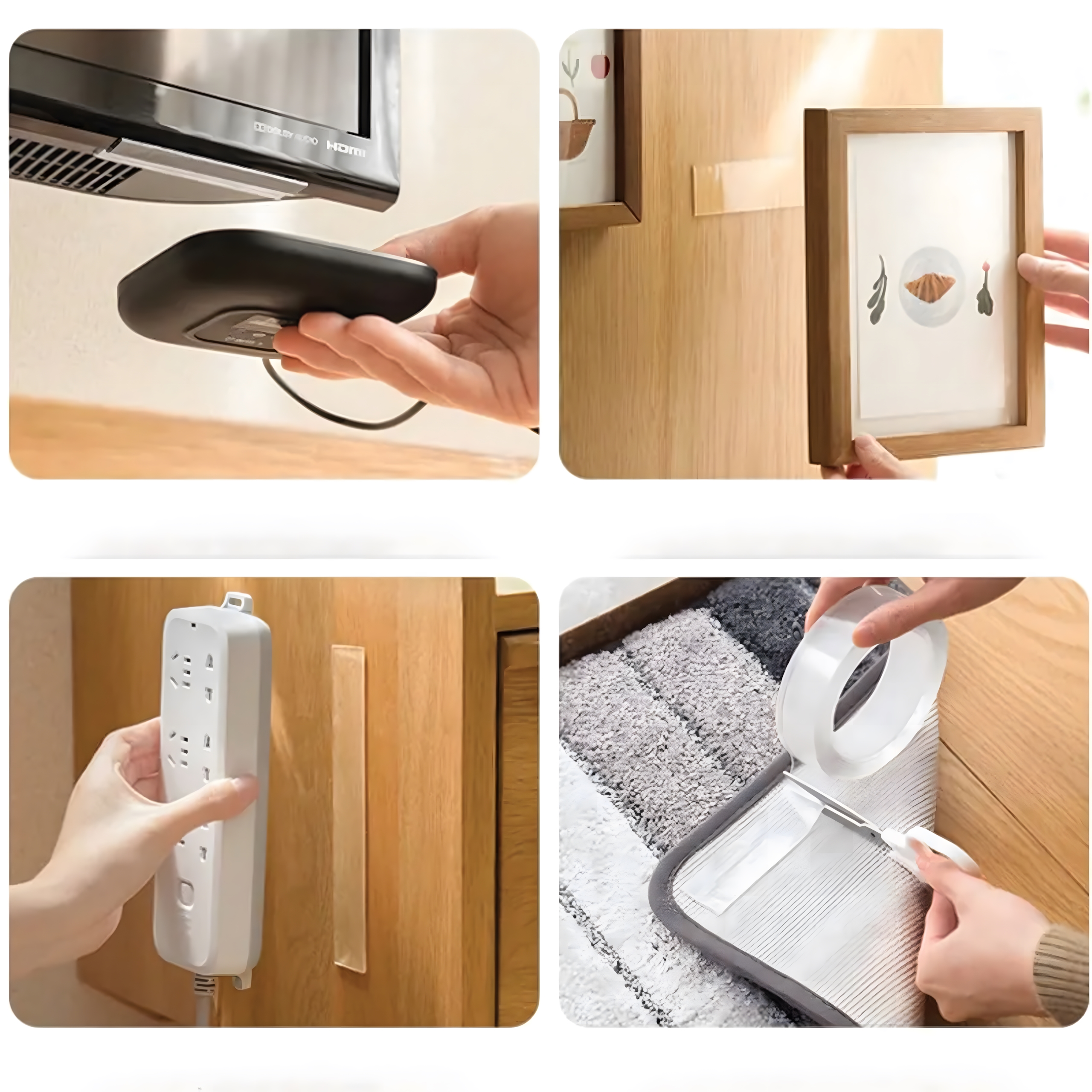 200 x Mocna Taśma Nano Dwustronna Wodoodporna Wielokrotnego Użytku 3 m 3 cm - obrazek 4