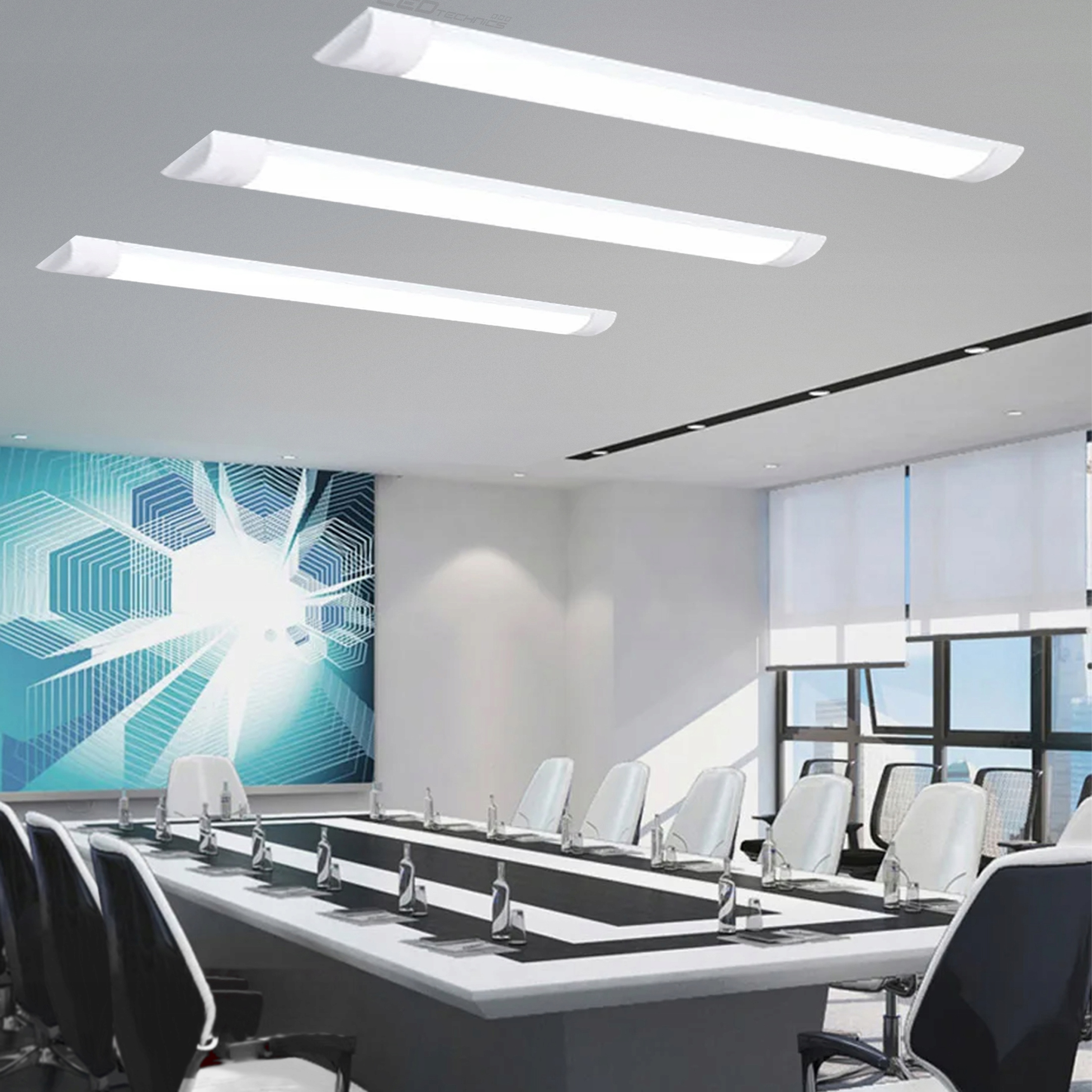 30x LAMPA LED PANEL SUFITOWA PLAFON NATYNKOWA OPRAWA ŚWIETLÓWKA 120cm 54W MOCNA - obrazek 3