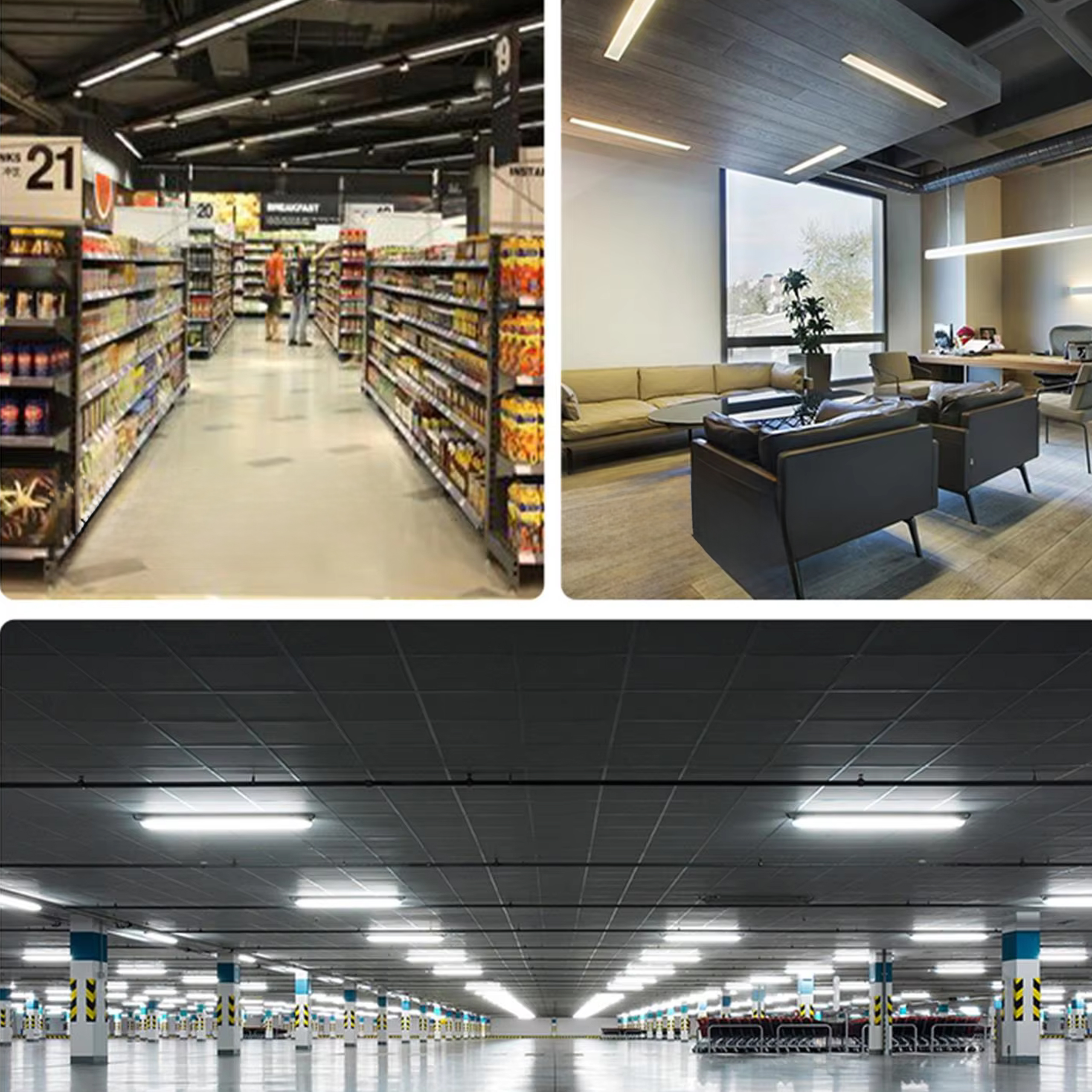 30x LAMPA LED PANEL SUFITOWA PLAFON NATYNKOWA OPRAWA ŚWIETLÓWKA 120cm 54W MOCNA - obrazek 5