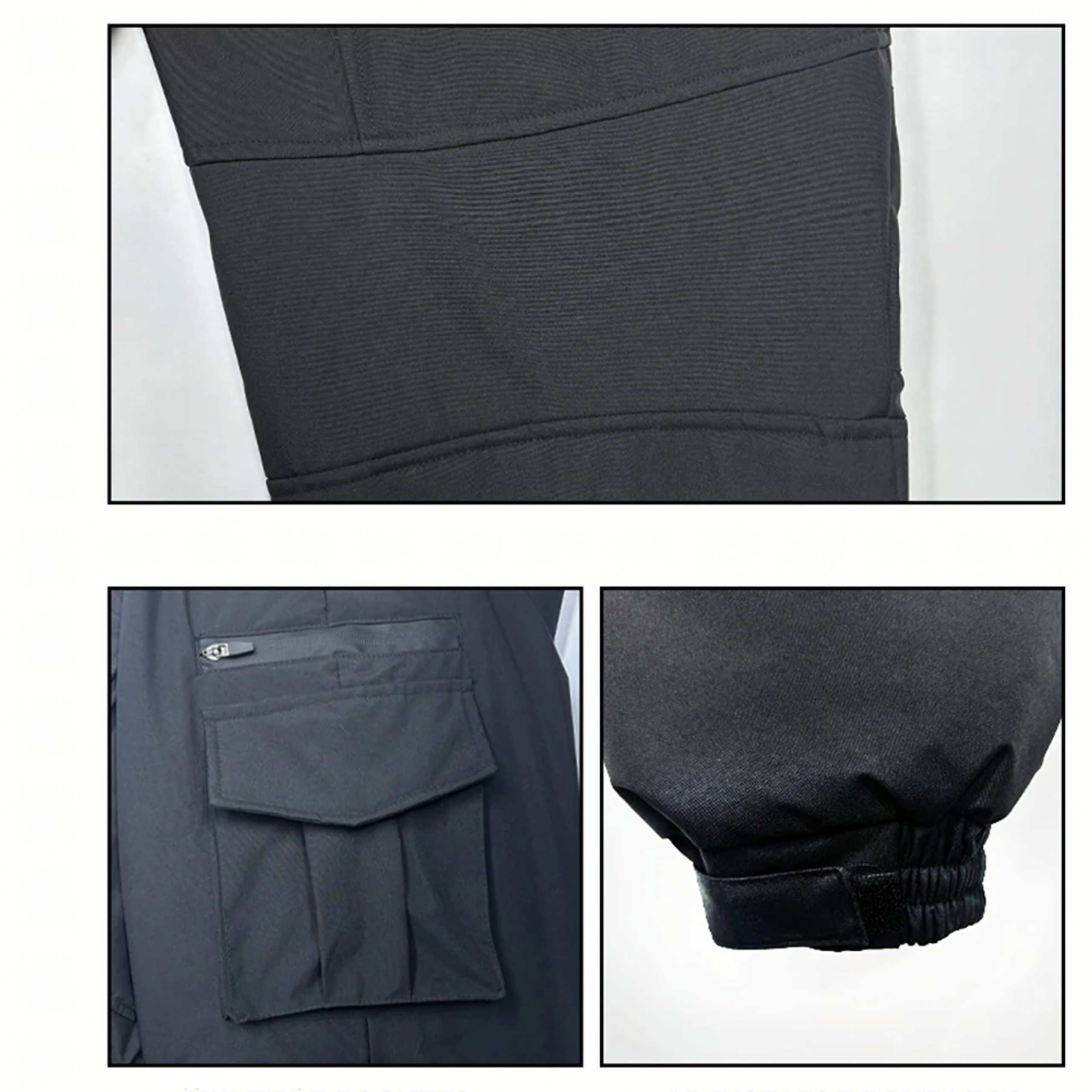 Spodnie Grzewcze Podgrzewane USB Wodoodporne Bojówki Powerbank Zimowe - obrazek 10