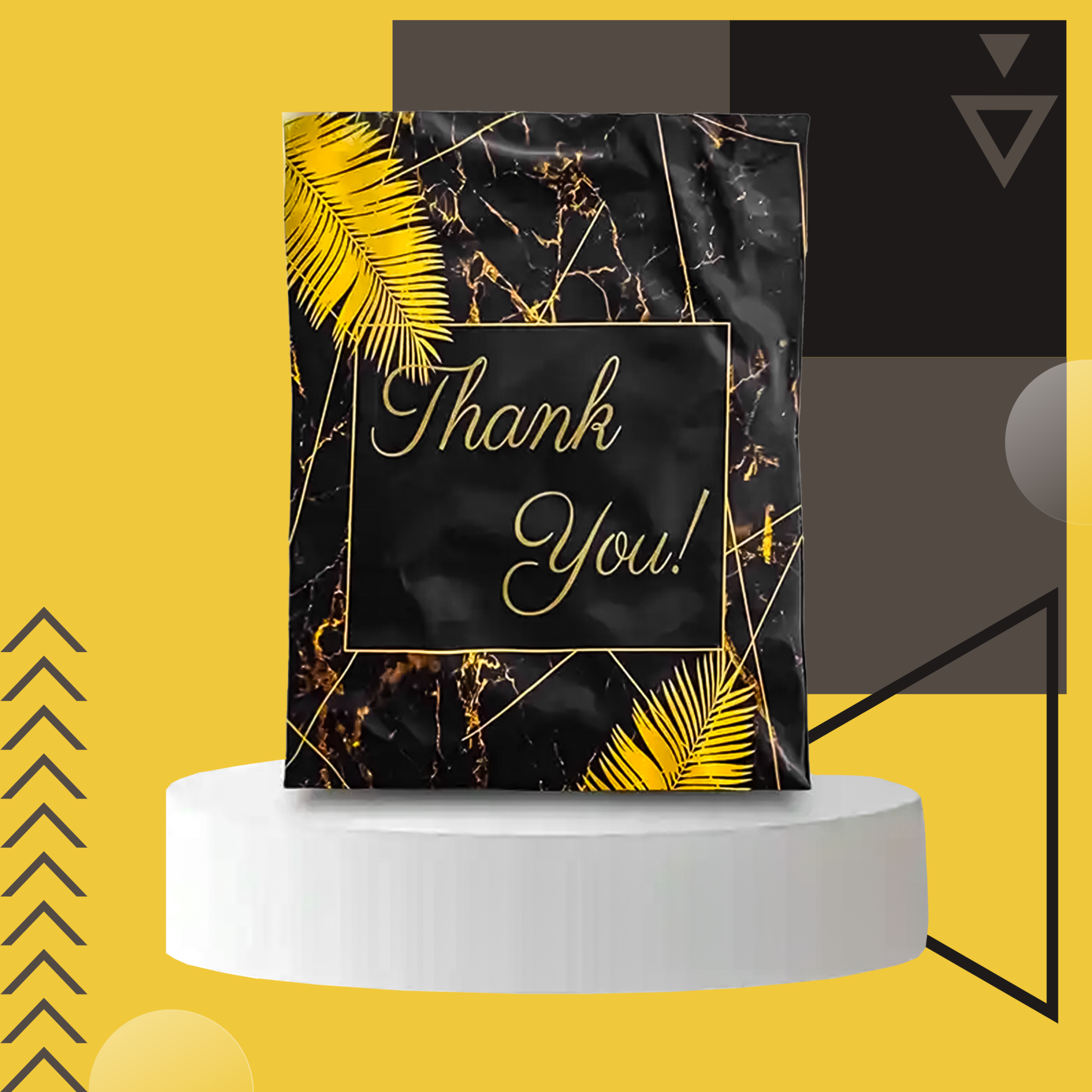 FOLIOPAKI KURIERSKIE MOCNE KOPERTY FOLIOWE 255x370 THANK YOU 50szt - obrazek 4