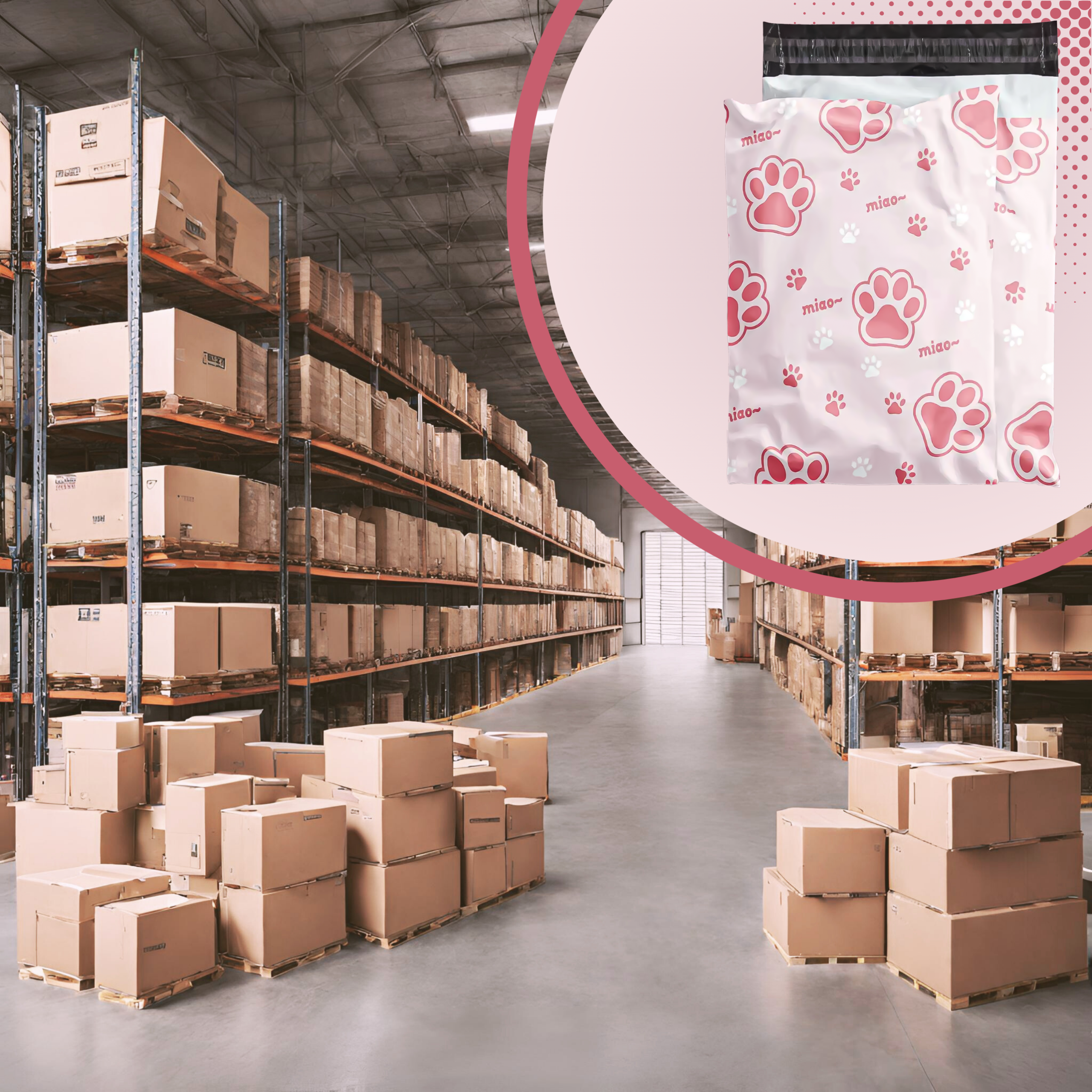 FOLIOPAKI KURIERSKIE MOCNE KOPERTY FOLIOWE 320X450 KOCIA ŁAPA 50szt - obrazek 4