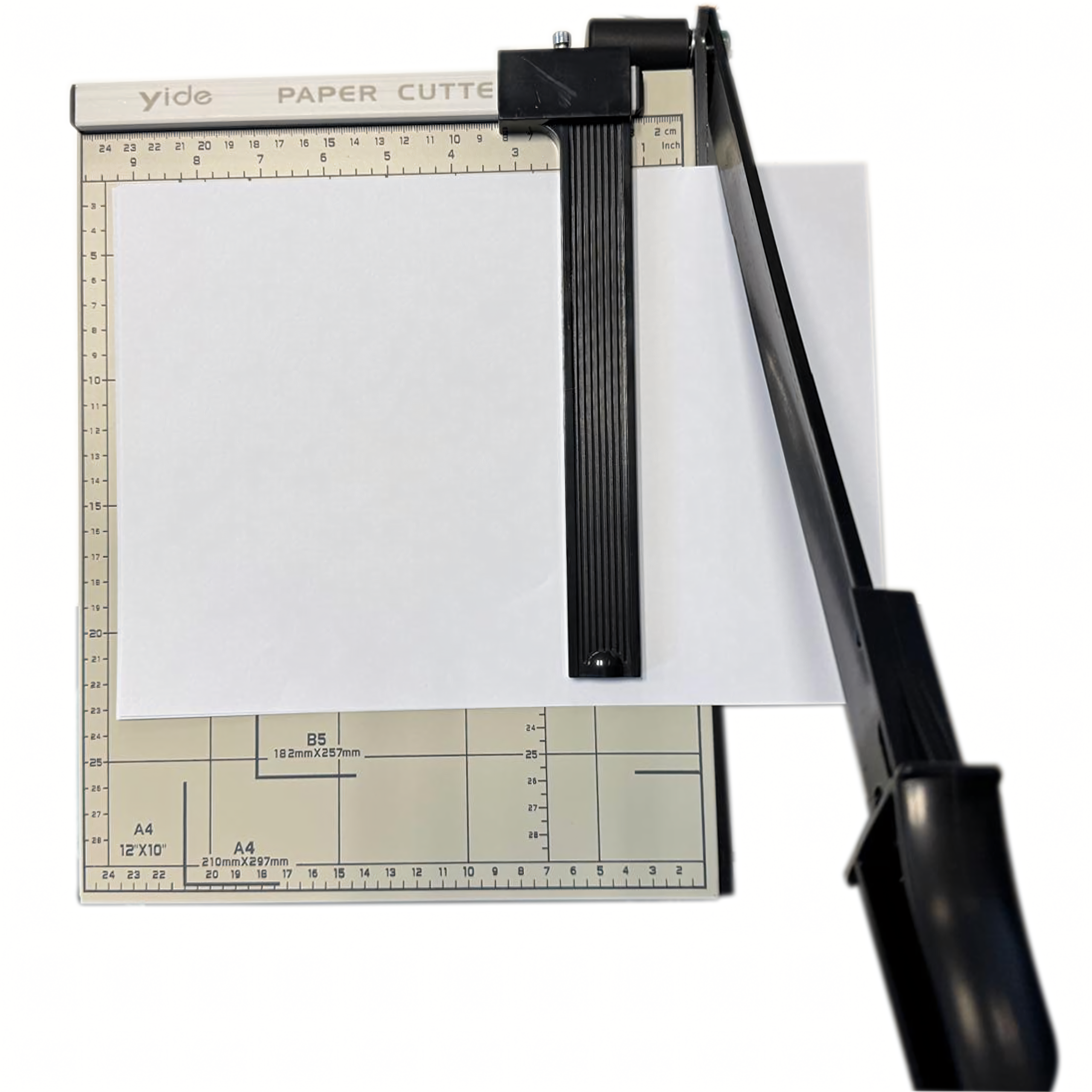 Metalowa Gilotyna do Cięcia Papieru Precyzyjna Obcinarka Wzmocniona A4 B7 - obrazek 9