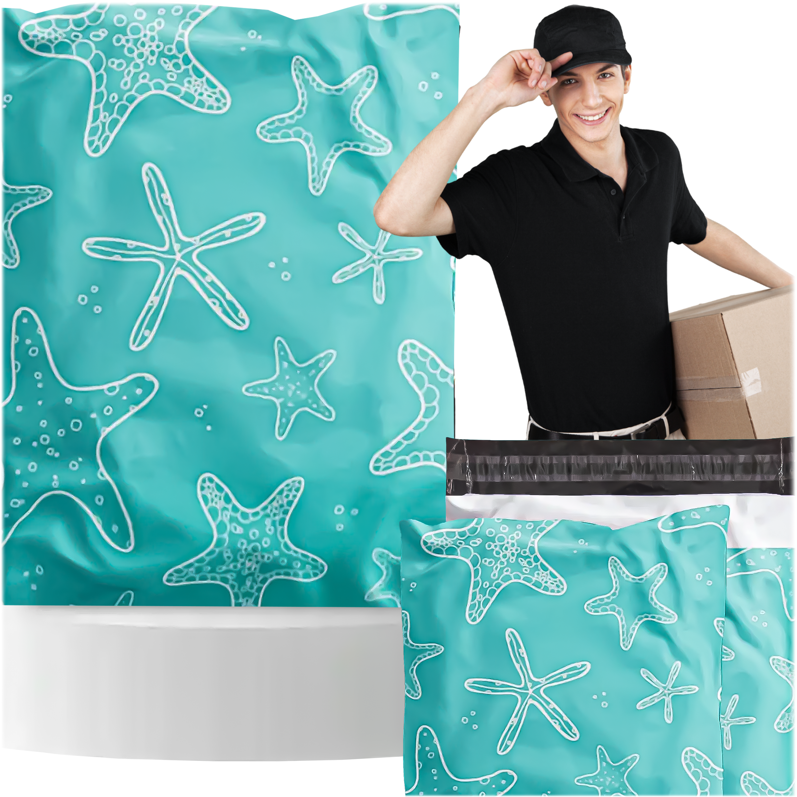 FOLIOPAKI KURIERSKIE MOCNE KOPERTY FOLIOWE 310X420 ROZGWIAZDA 50szt