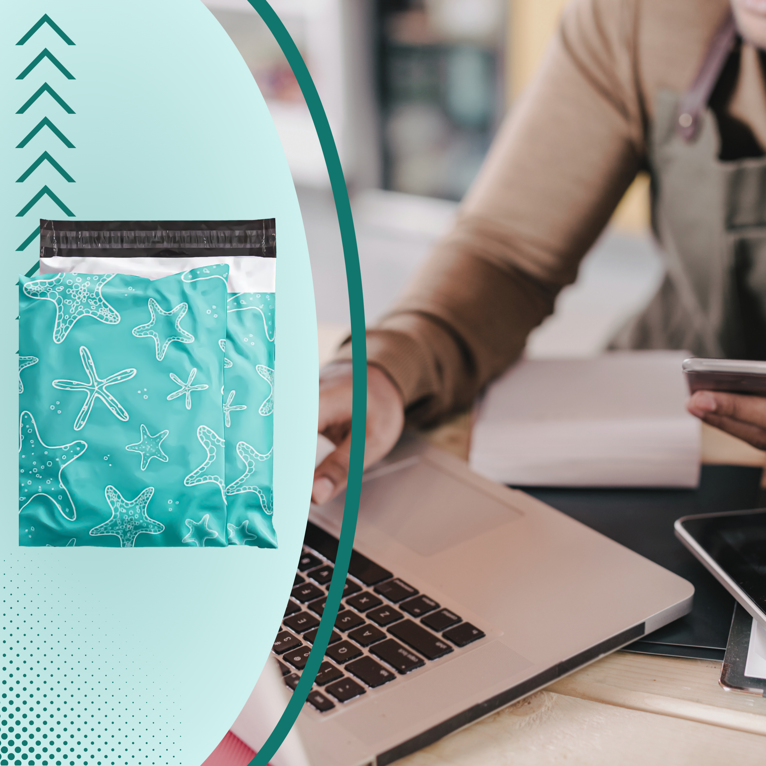 FOLIOPAKI KURIERSKIE MOCNE KOPERTY FOLIOWE 310X420 ROZGWIAZDA 50szt - obrazek 10