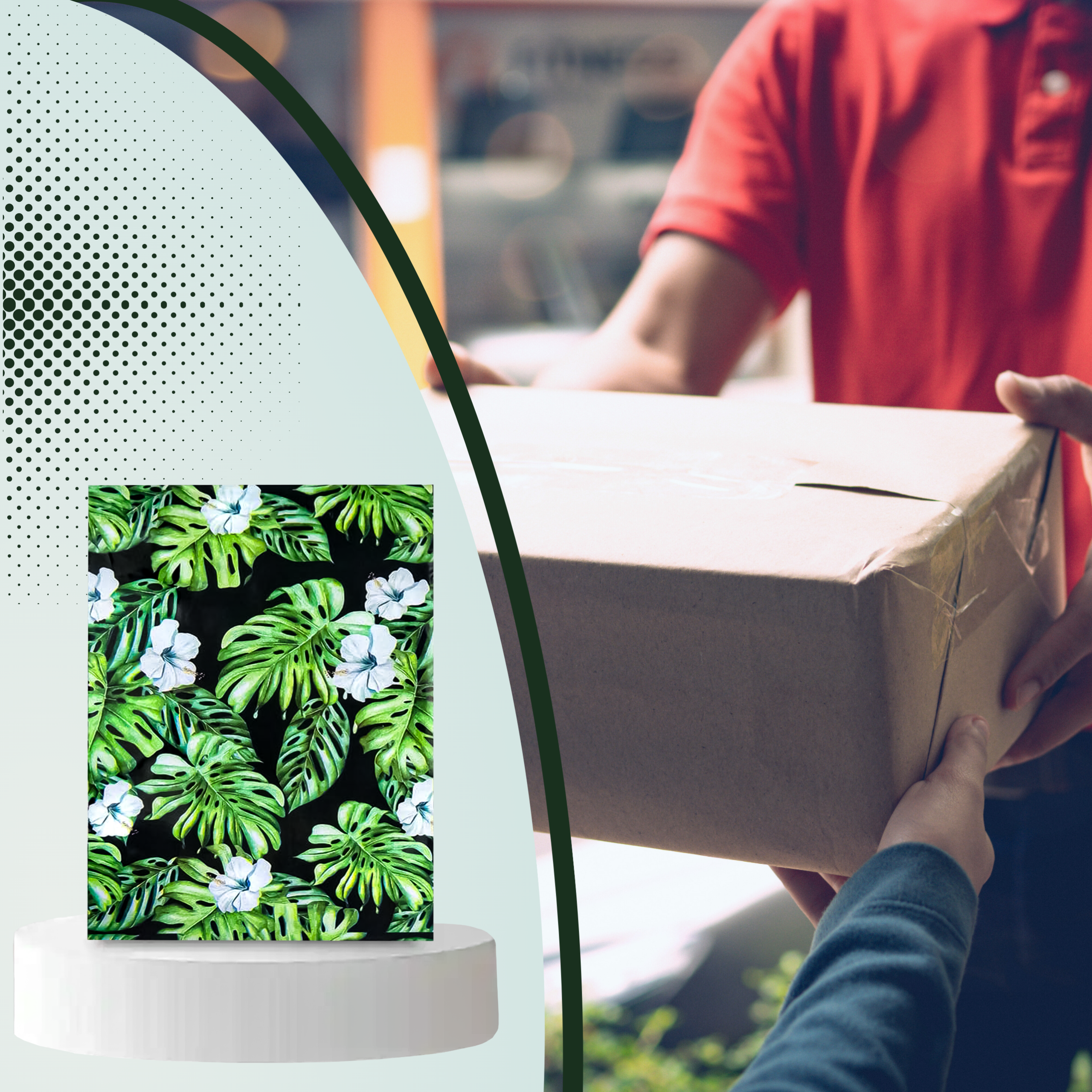 FOLIOPAKI KURIERSKIE MOCNE KOPERTY FOLIOWE 310X420 DŻUNGLA 50szt - obrazek 7