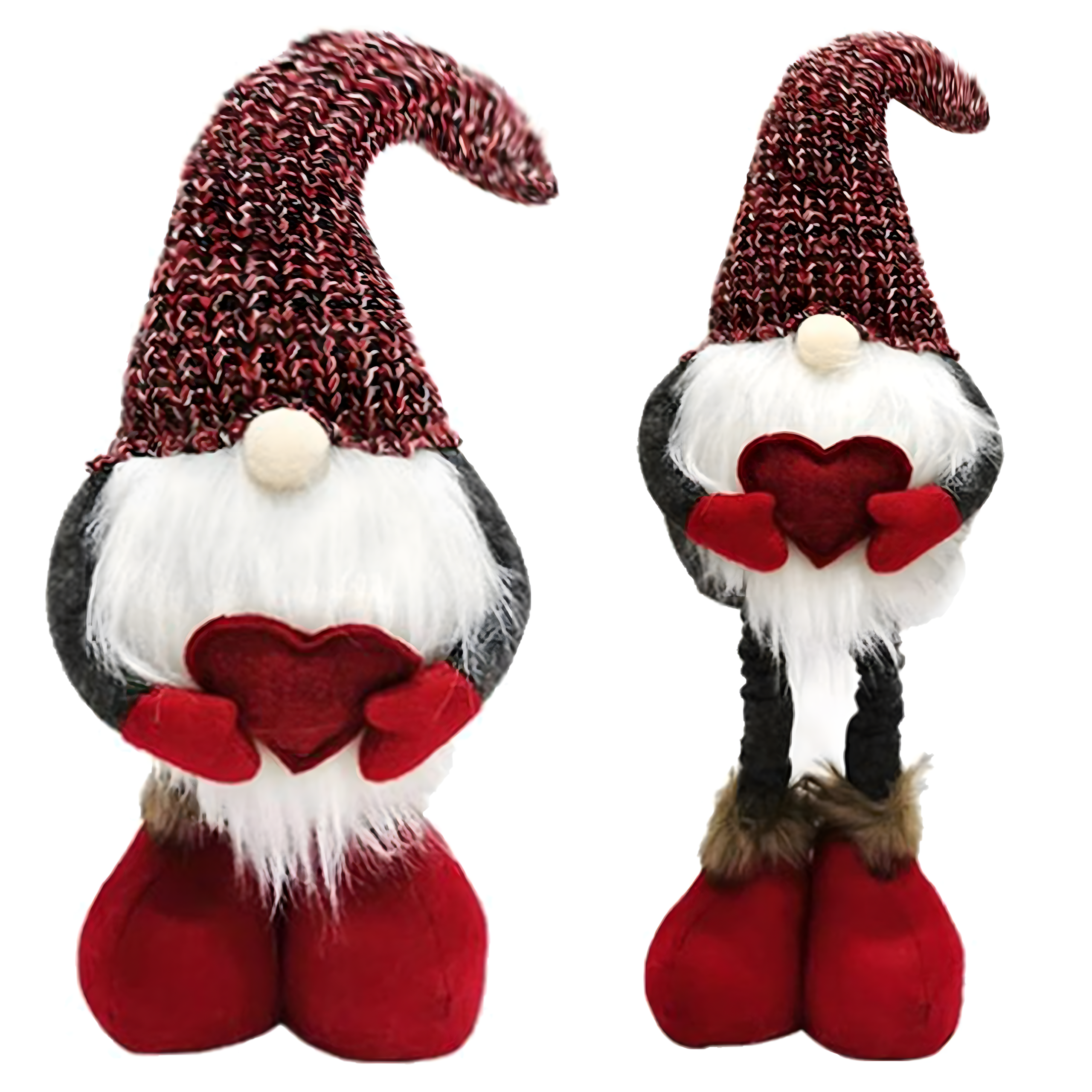 Skrzat Świąteczny Krasnal Regulowany Teleskopowe Nogi Gnom 42-52 Figurka