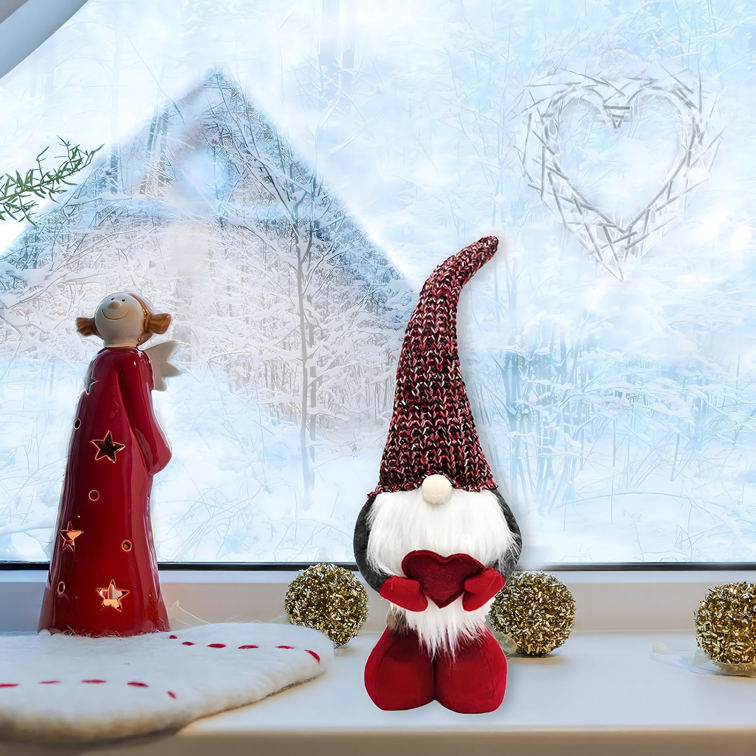 Skrzat Świąteczny Krasnal Regulowany Teleskopowe Nogi Gnom 42-52 Figurka - obrazek 11