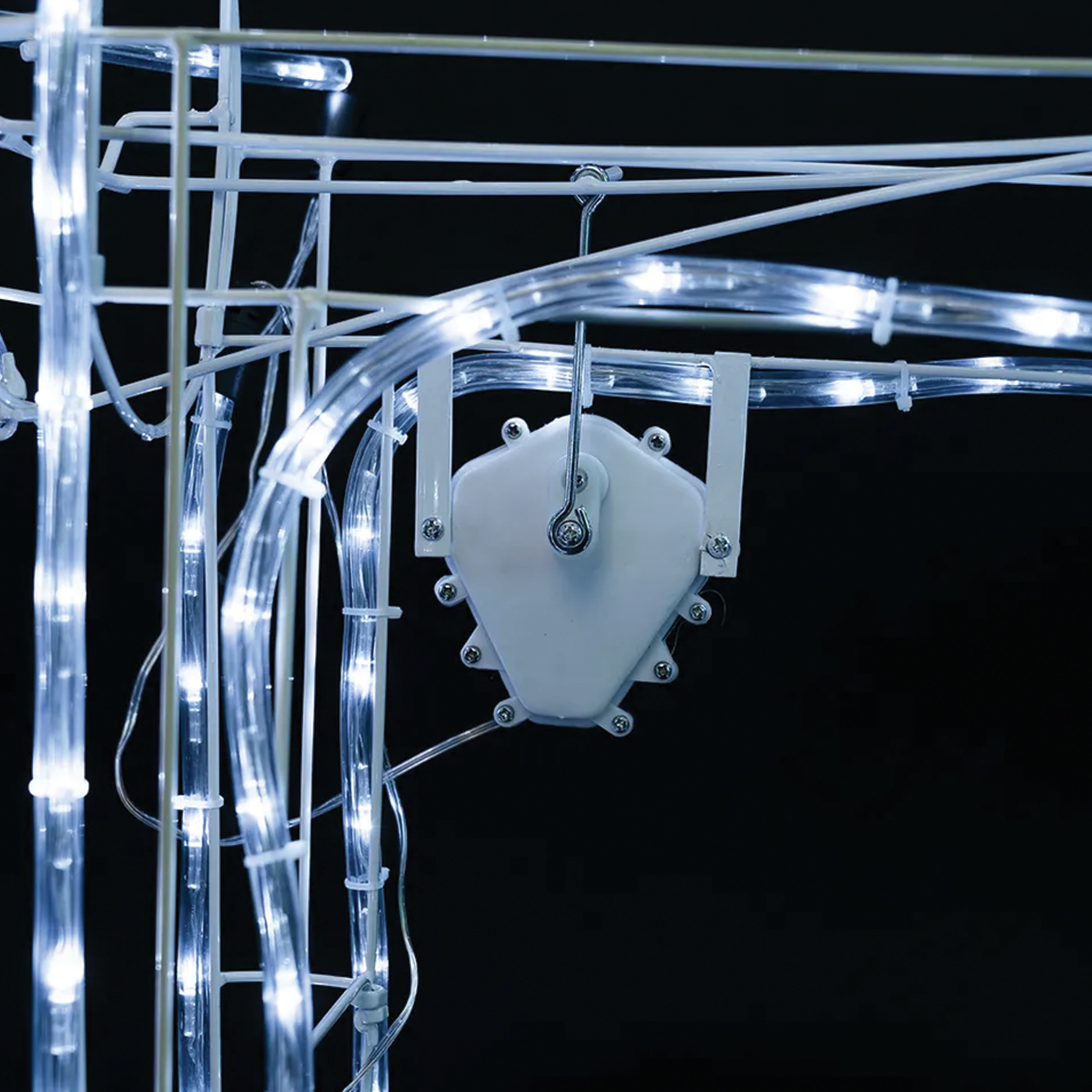 Duży Renifer Zewnętrzny Led Ruchoma Głowa Lampki Świecący XXL IP44 Ozdoba - obrazek 4