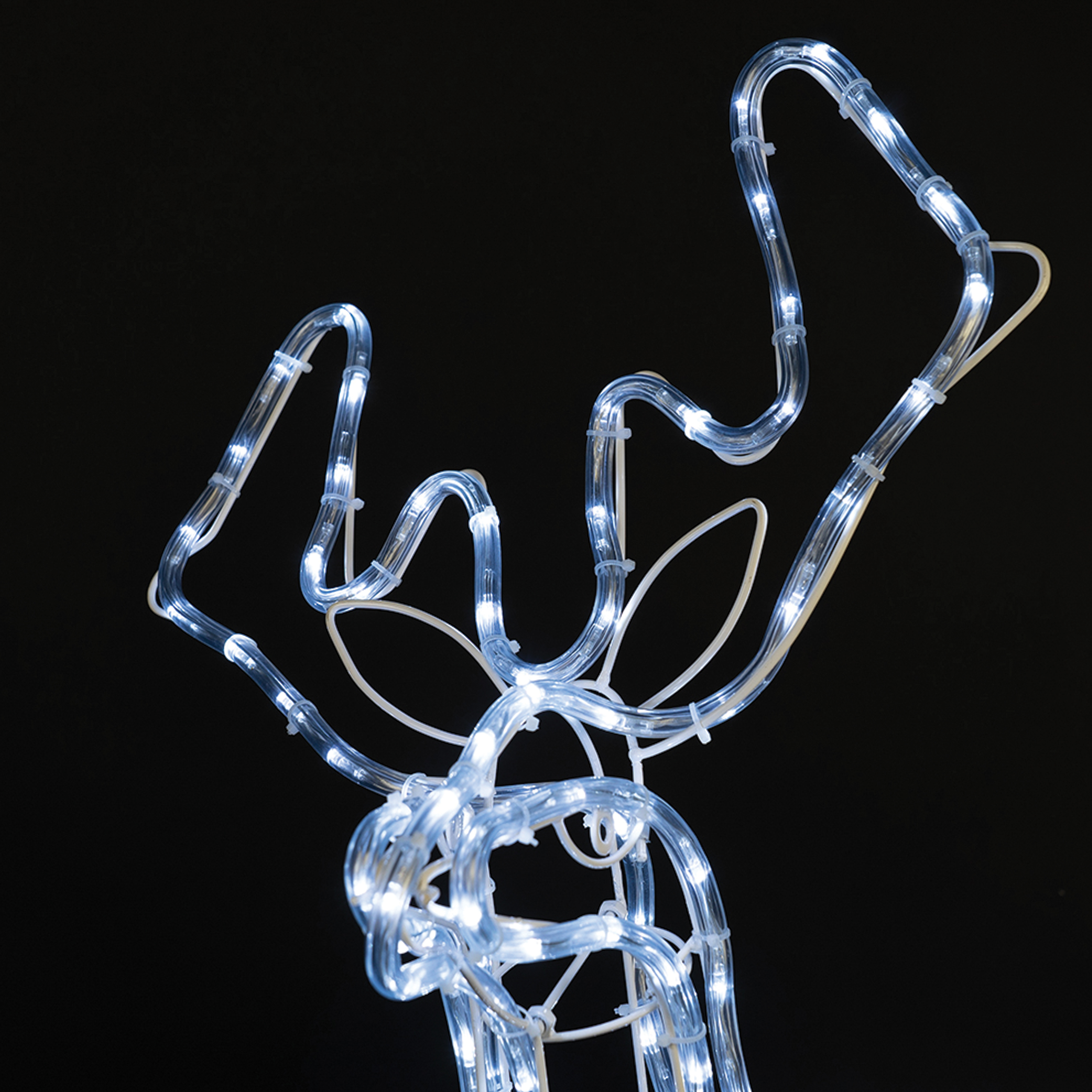 Duży Renifer Zewnętrzny Led Ruchoma Głowa Lampki Świecący XXL IP44 Ozdoba - obrazek 6