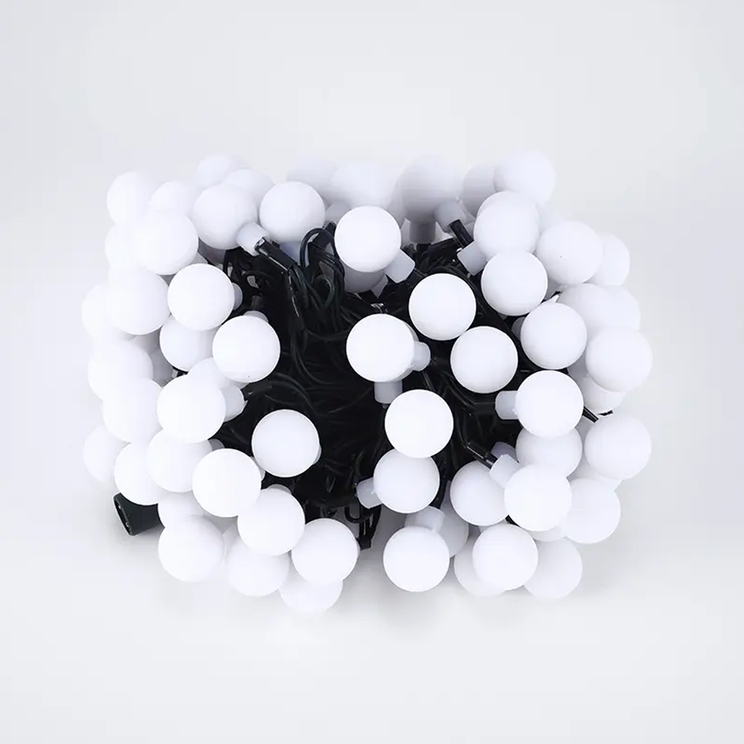 GIRLANDA ŚWIETLNA LAMPKI NA BALKON IP44 KULE KULKI DO POKOJU 50 LED 10M - obrazek 7