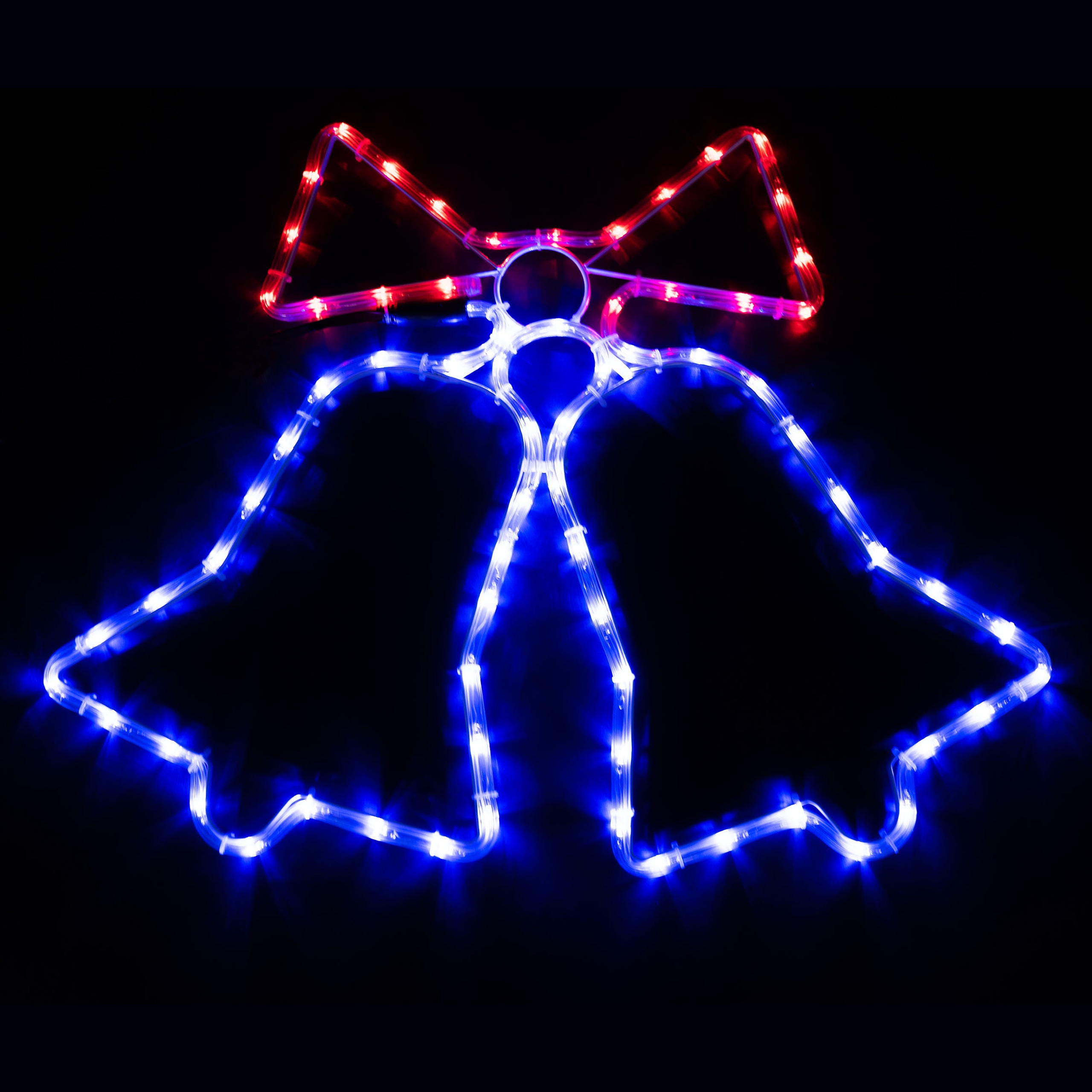 Lampki Świąteczne Dzwonki 72 Led Zewnętrzne XXL Choinkowe Ozdoba Wisząca - obrazek 3