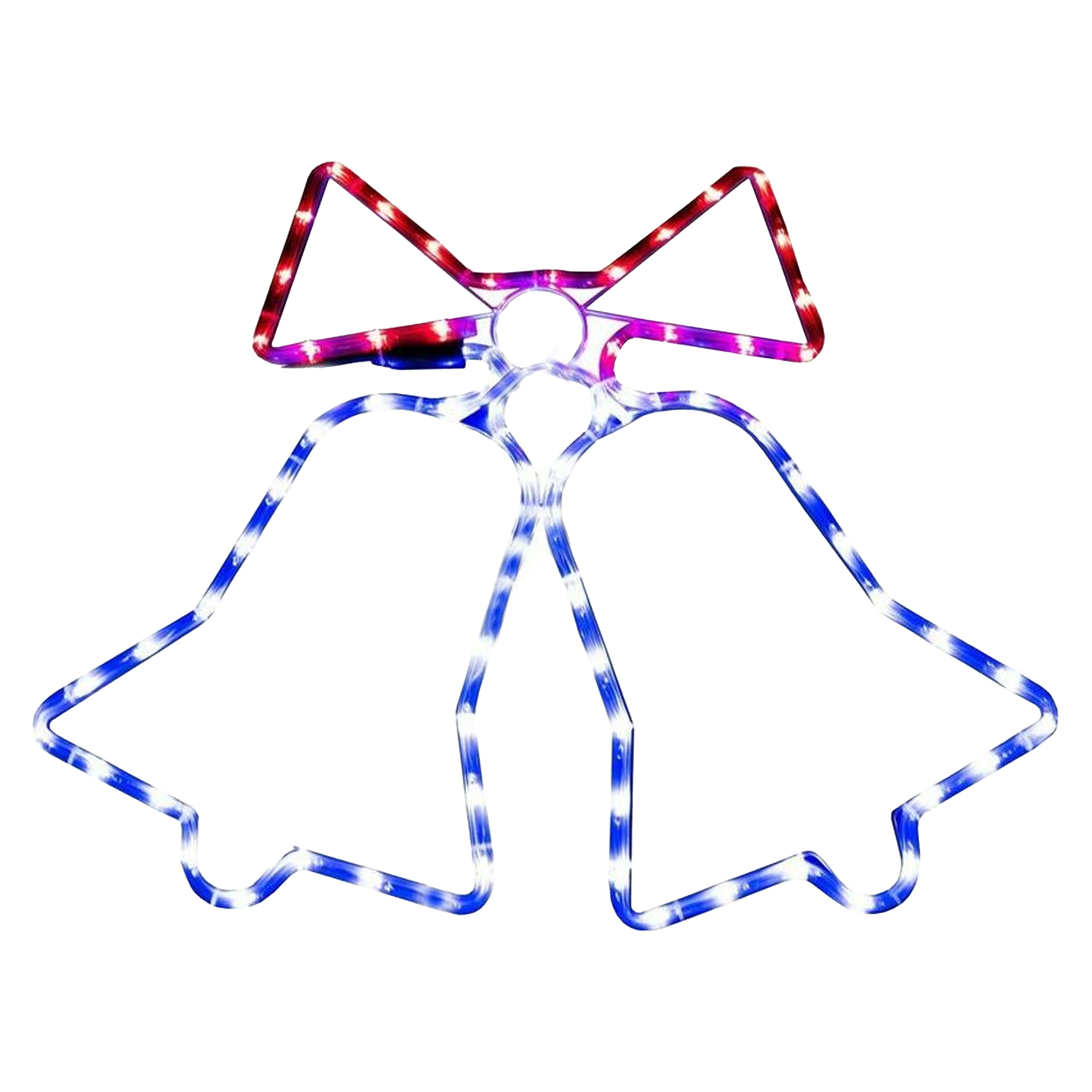 Lampki Świąteczne Dzwonki 72 Led Zewnętrzne XXL Choinkowe Ozdoba Wisząca - obrazek 5