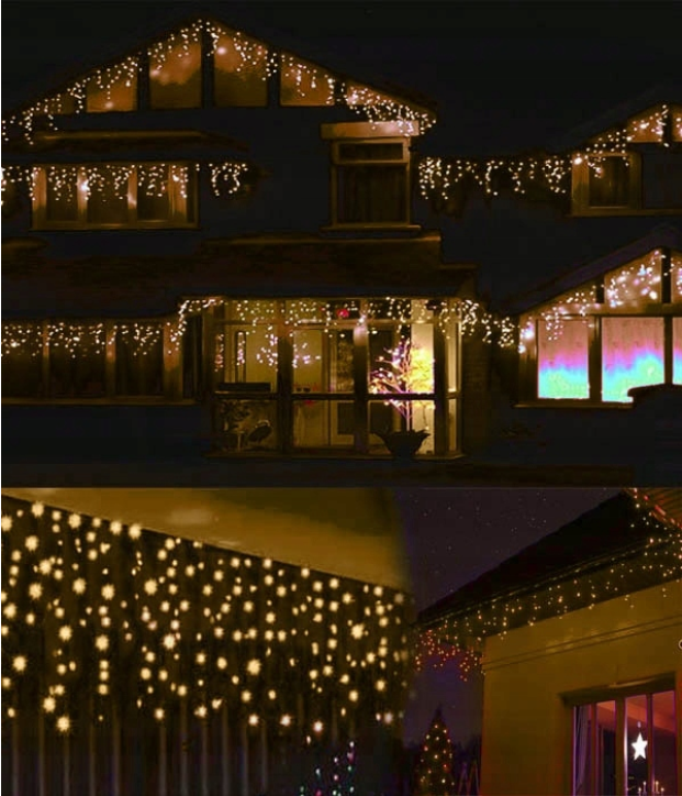 Lampki Świąteczne 500 Led Choinkowe Dekoracyjne IP44 Zewnętrzne 32m Ciepłe