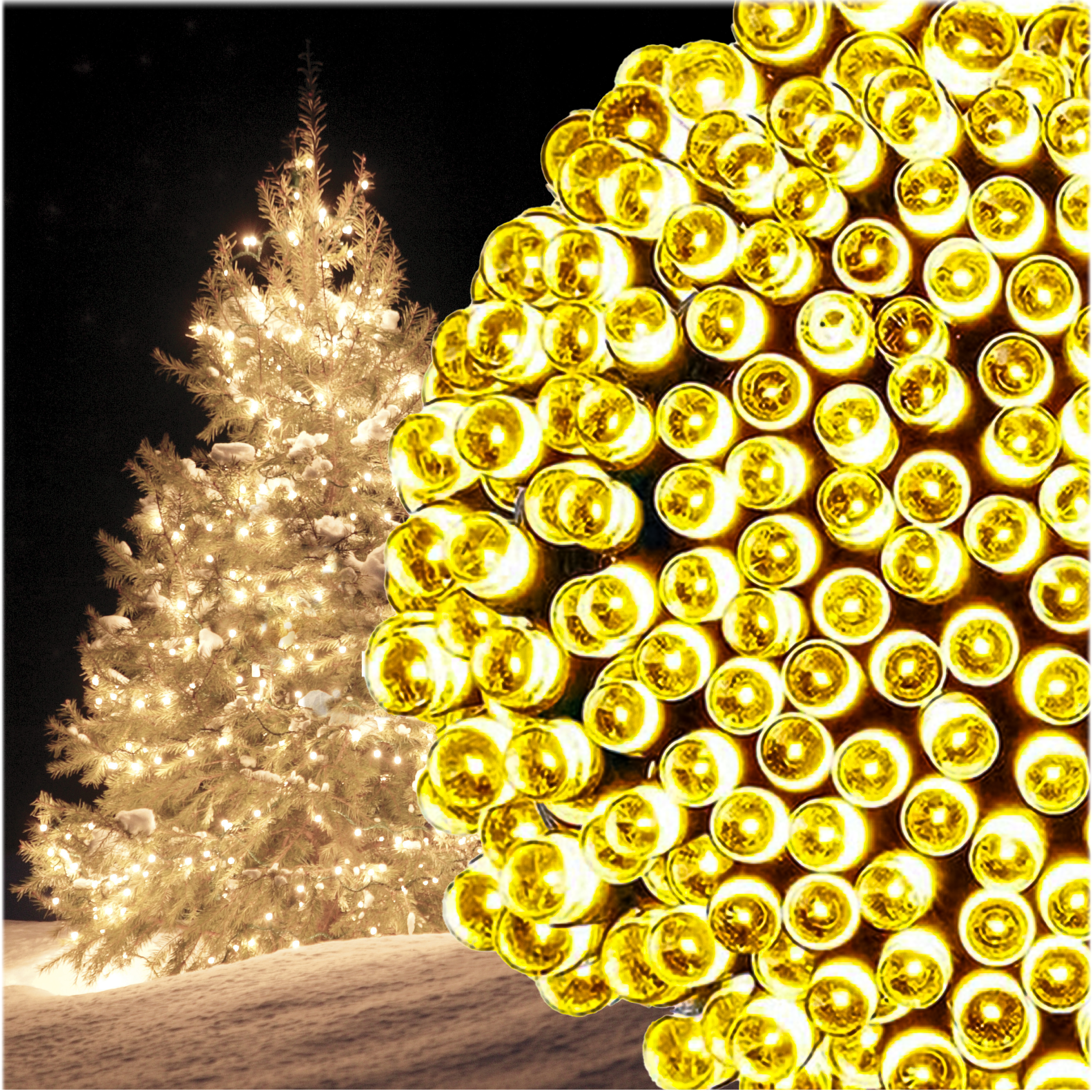 Lampki Świąteczne 500 Led Choinkowe Dekoracyjne IP44 Zewnętrzne 32m Ciepłe - obrazek 11