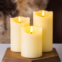 12x ŚWIECZKA LED WKŁAD DO ZNICZA EFEKT PŁOMIENIA ŚWIECA 7CM ZESTAW BATERIE