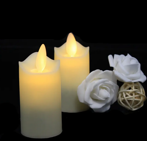 12x ŚWIECZKA LED WKŁAD DO ZNICZA EFEKT PŁOMIENIA ŚWIECA 7CM ZESTAW BATERIE - obrazek 3