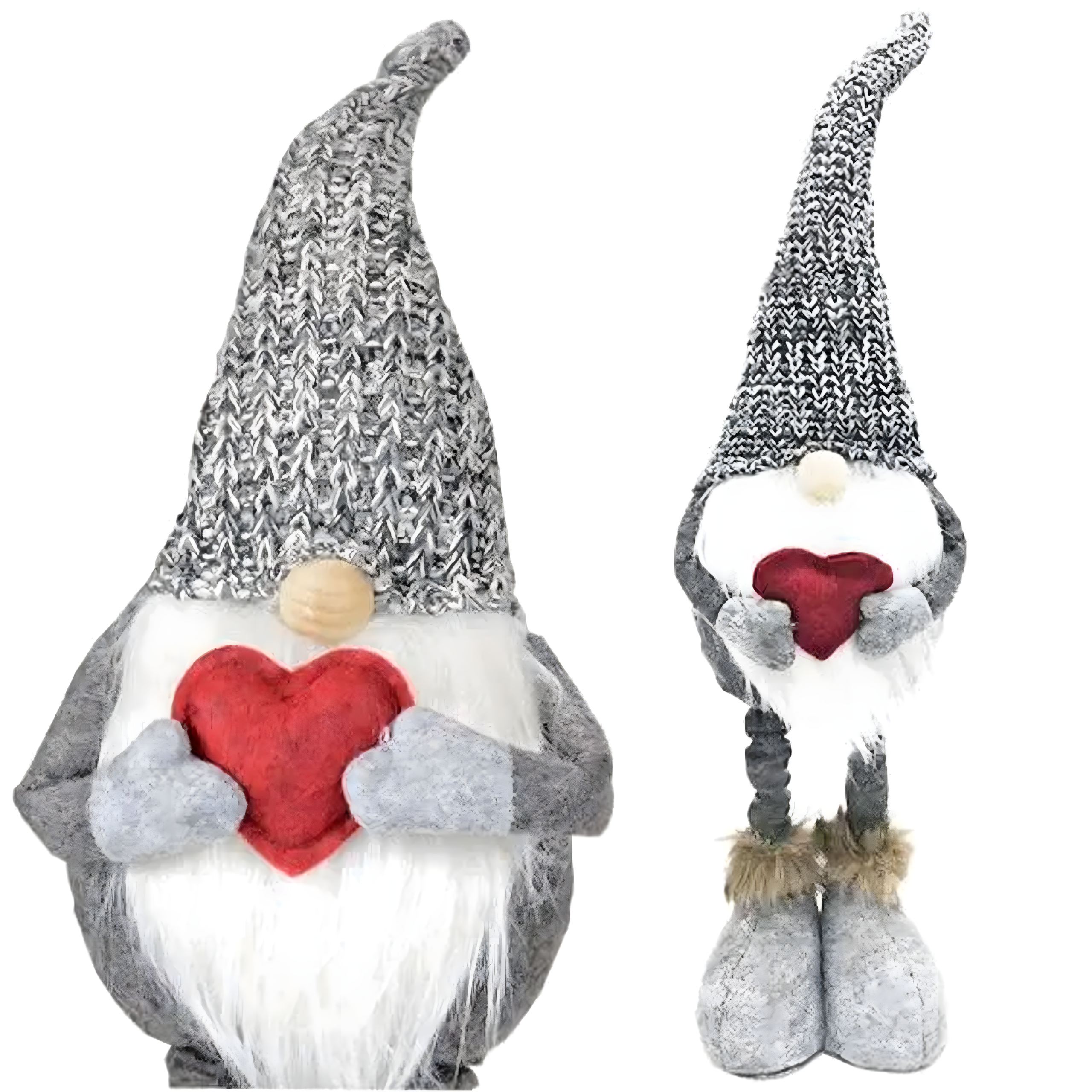 Skrzat Świąteczny Krasnal Regulowany Teleskopowe Nogi Gnom 42-52 Dekoracja - obrazek 4