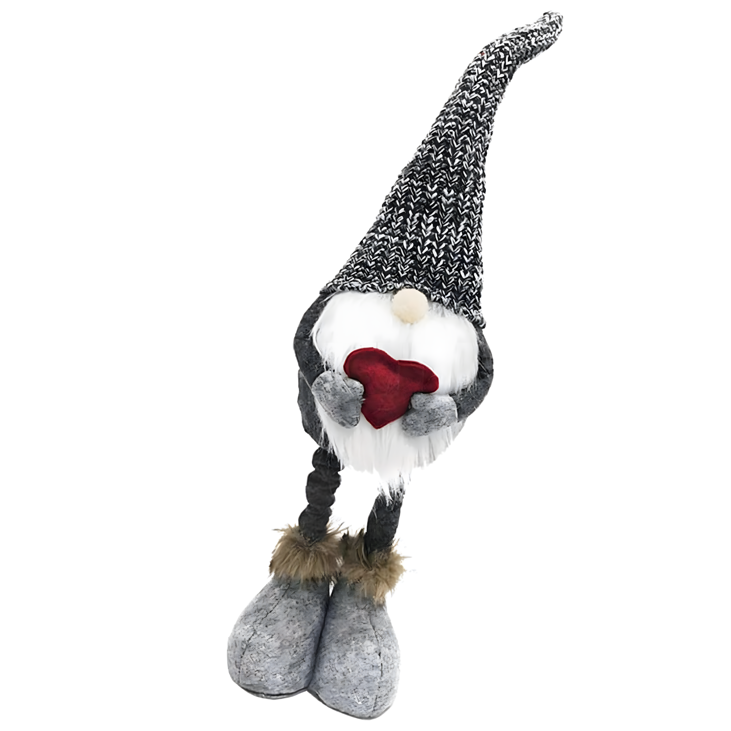 Skrzat Świąteczny Krasnal Regulowany Teleskopowe Nogi Gnom 42-52 Dekoracja - obrazek 7