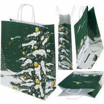 TORBA ŚWIĄTECZNA PREZENTOWA NA PREZENTY ŚWIĘTA MIKOŁAJA POD CHOINKĘ 25 SZT