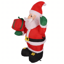 Dmuchany Mikołaj Świąteczny Ozdoba Boże Narodzenie Podświetlany 135cm Led