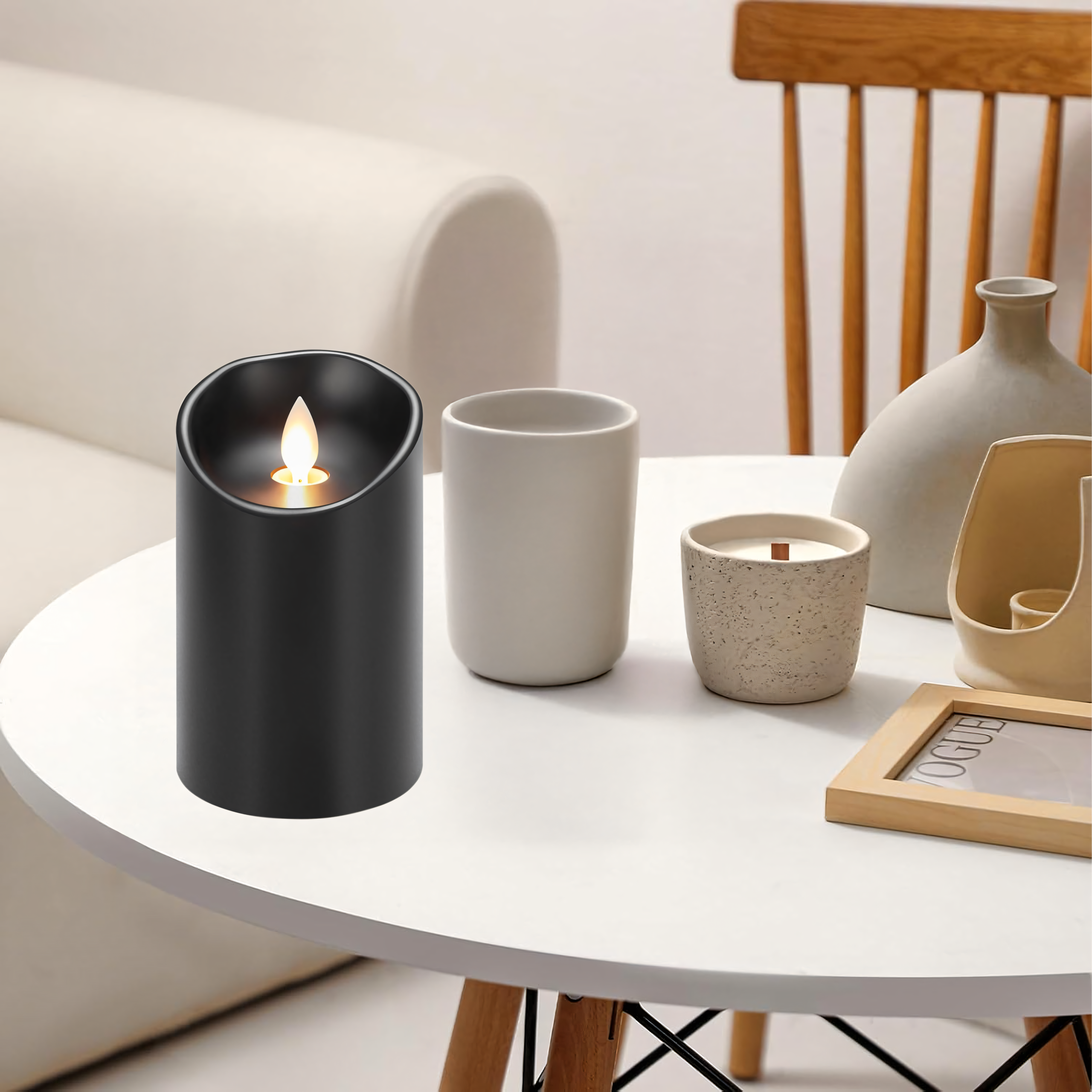 12x Wkład do Zniczy Świeczka na Baterie Świeca Led 12,5 cm Efekt Płomienia x - obrazek 5