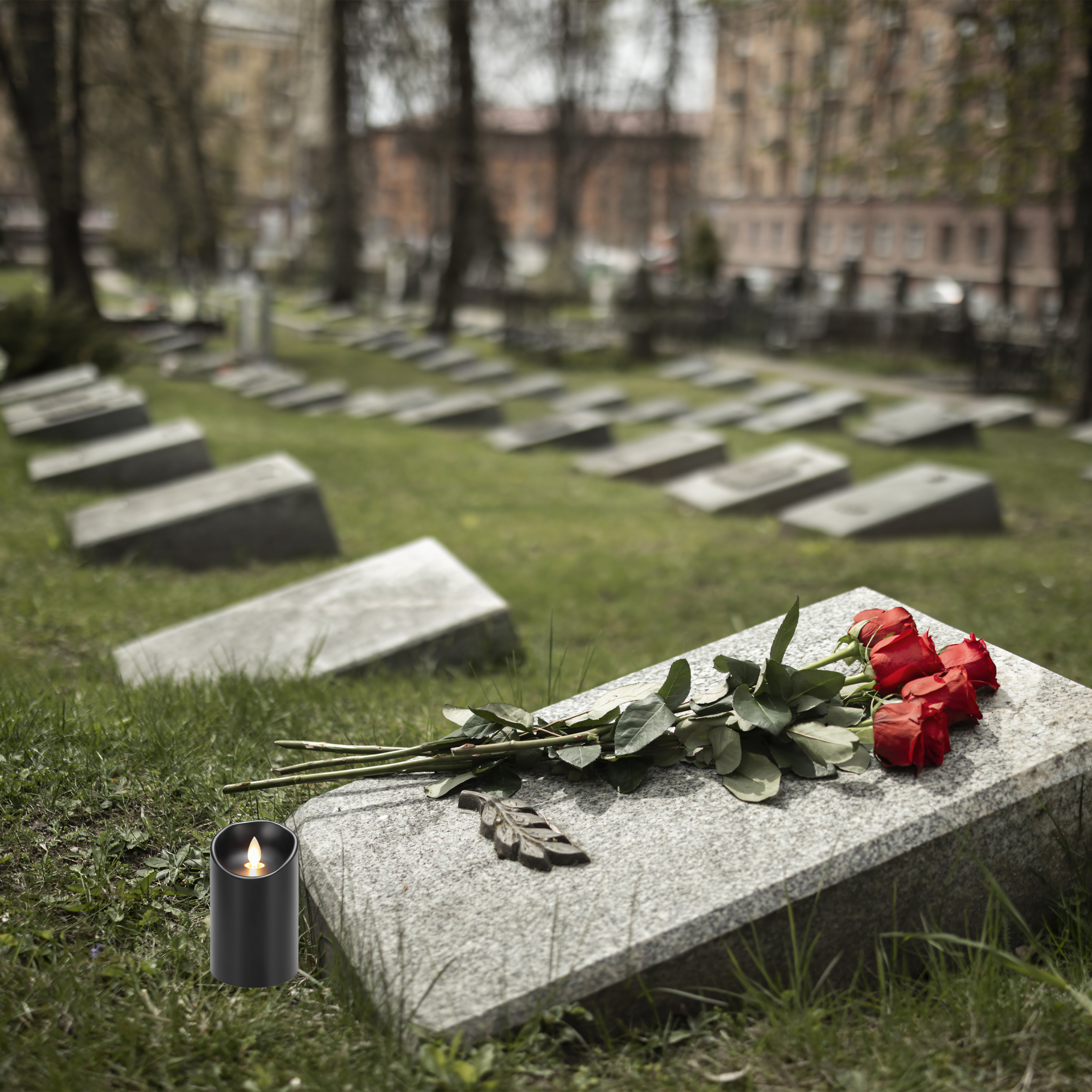 12x Wkład do Zniczy Świeczka na Baterie Świeca Led 12,5 cm Efekt Płomienia x - obrazek 9