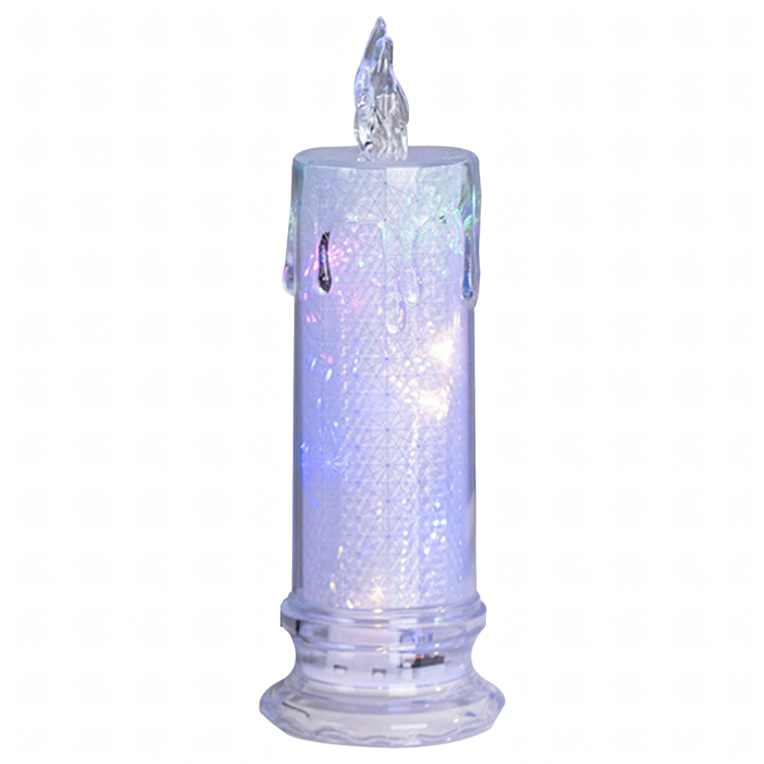 12x Świeczka Elektryczna Wkład do Zniczy 19,5cm Świeca Led na Baterie Brokatowa - obrazek 6